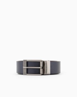 Garnet leather belt