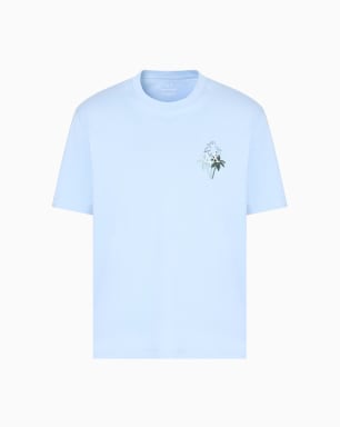 Regular fit T-shirt with print on the chest