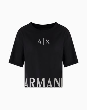 Slim fit T-shirt in stretch cotton jersey
