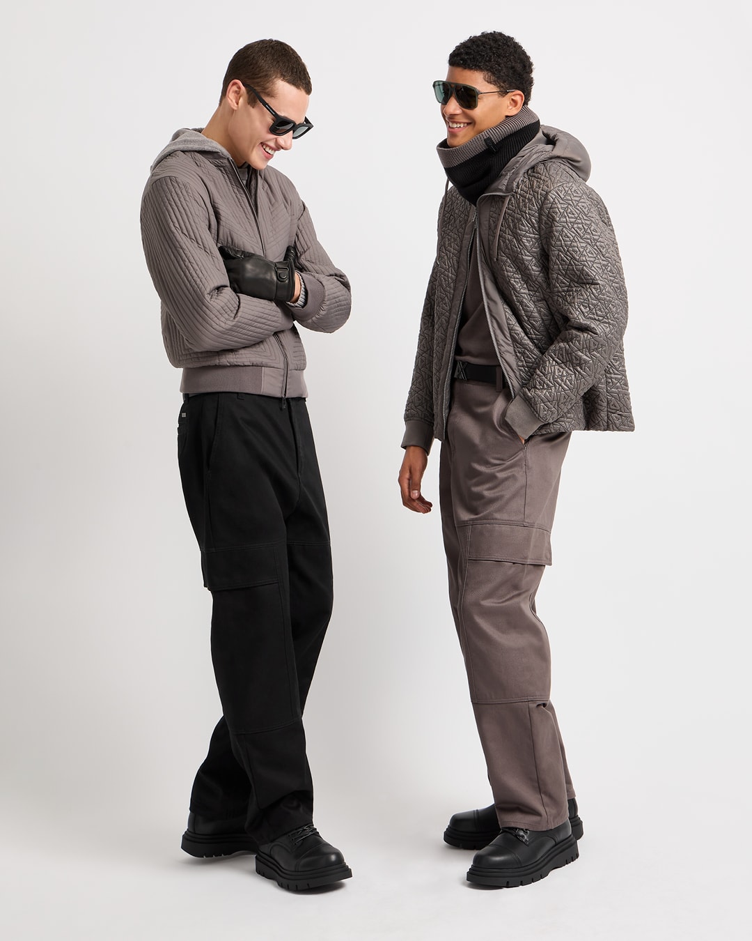 【大特価】ARMANI EXCHANGE シルバー コート ARMANI EXCHANGE A/X アルマーニ エクスチェンジ ブルゾン