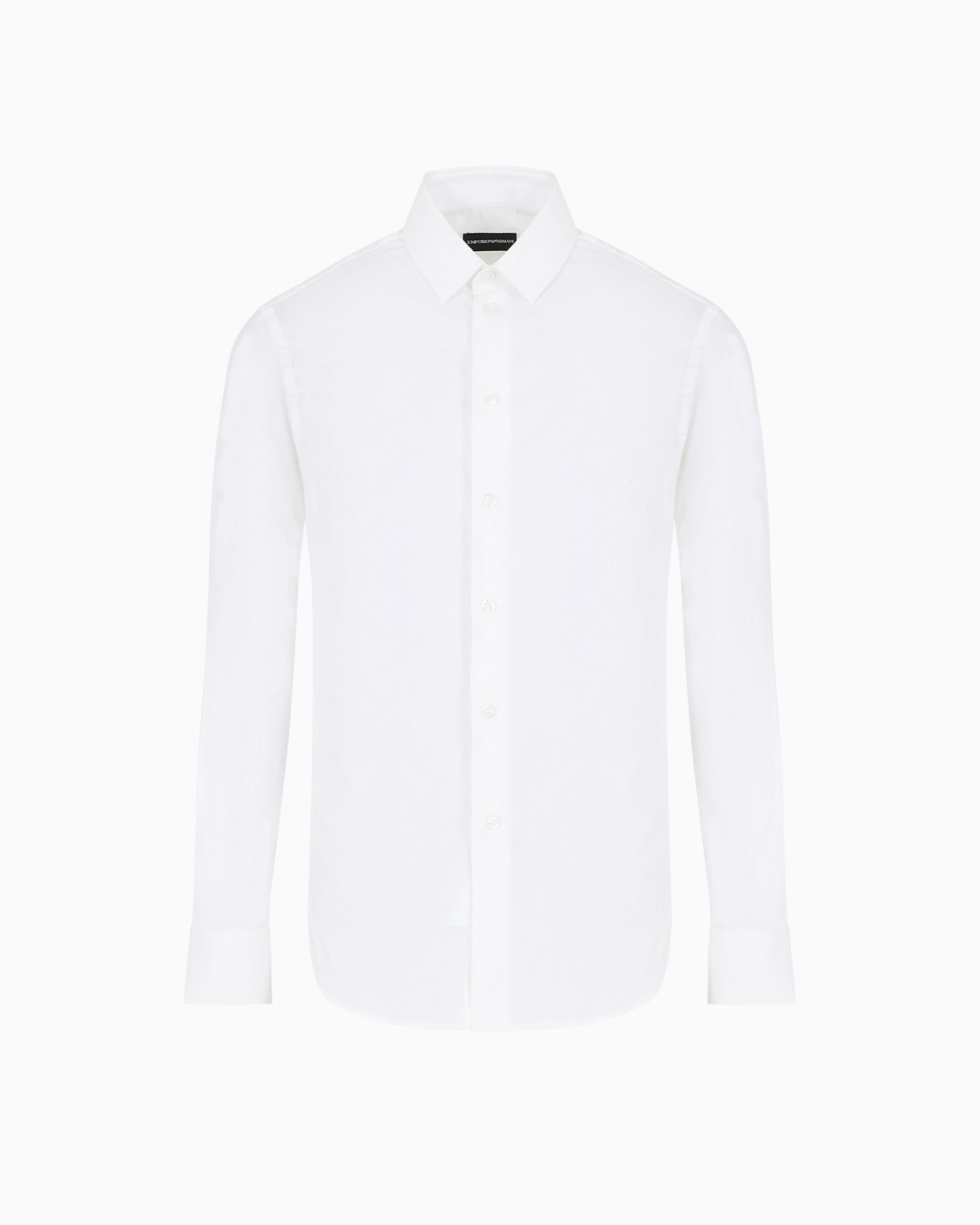 Stretch cotton poplin shirt Slide 0