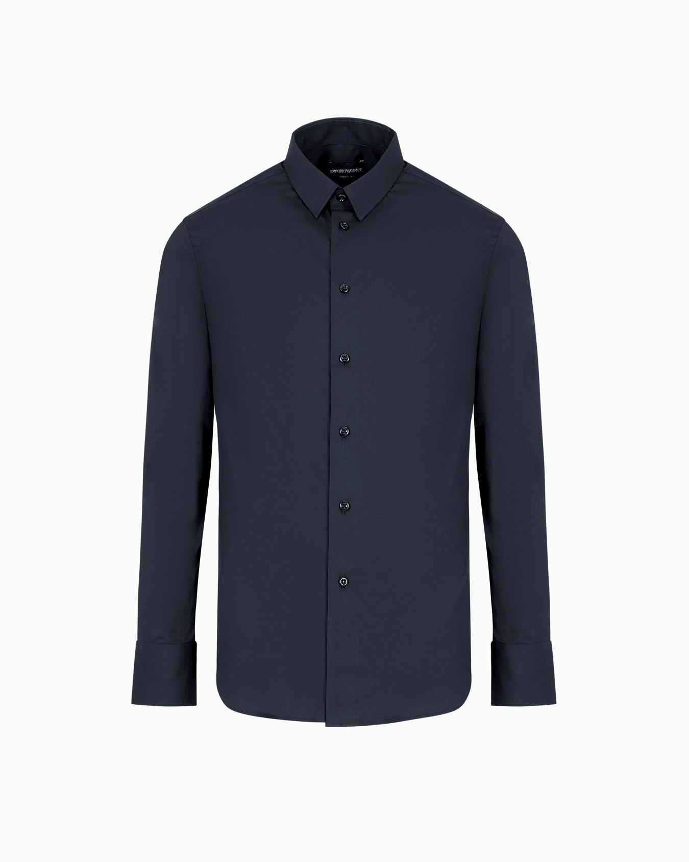 Stretch cotton poplin shirt Diapositiva 0
