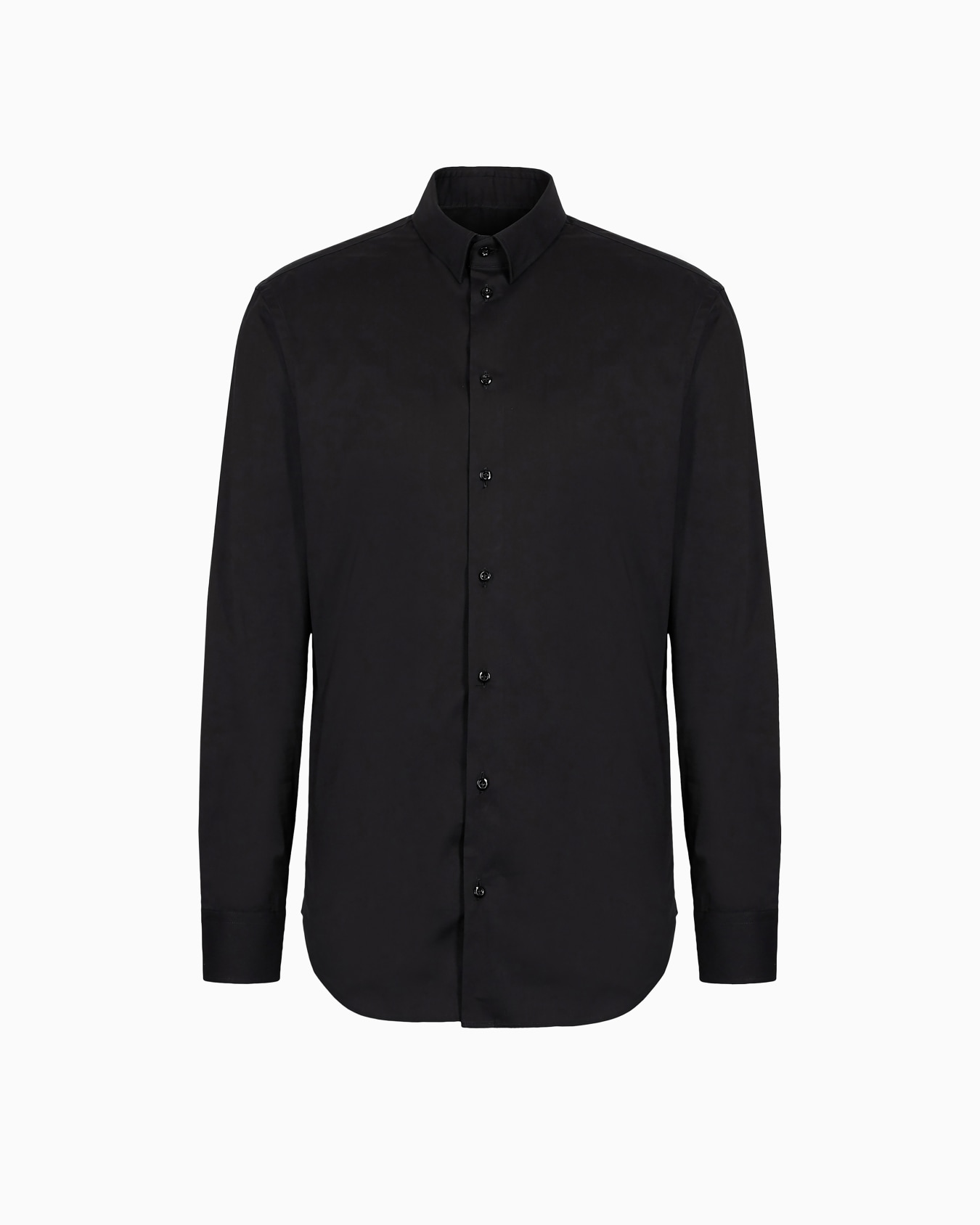 Camisa de popelina de algodón elástico Diapositiva 0