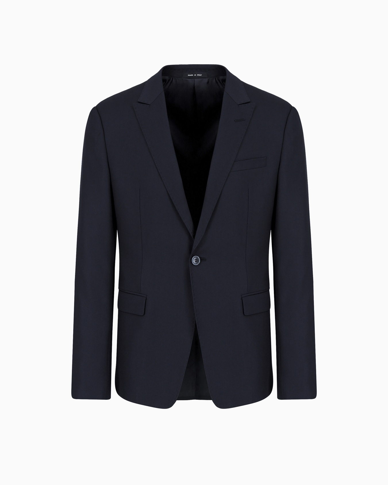 Single-breasted, virgin-wool jacket Slide 0