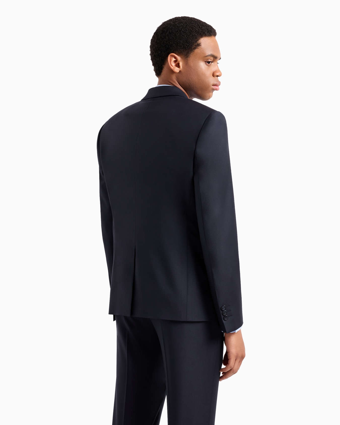 Single-breasted, virgin-wool jacket Slide 2