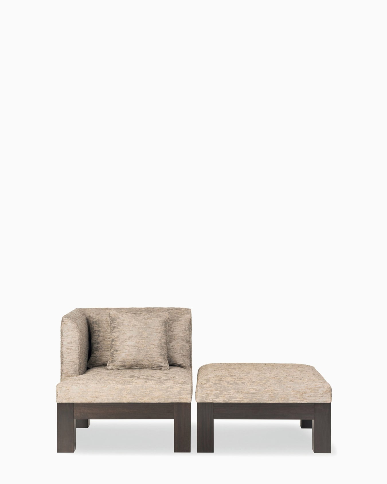BARBICAN Armchair and footrest Slide 0