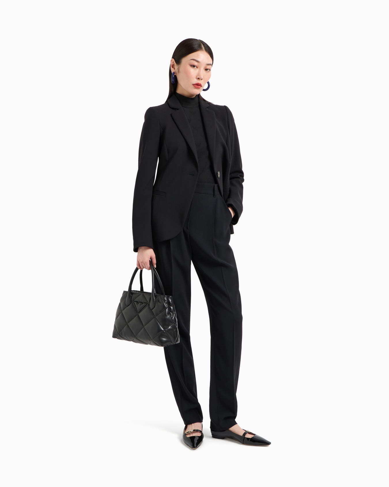 Barathea-wool single-breasted jacket Slide 1