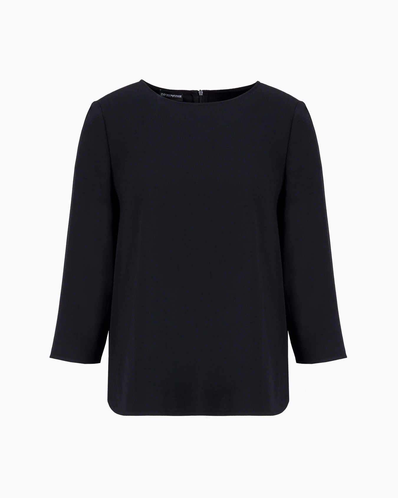Envers-satin blouse with 3/4 sleeves Slide 0