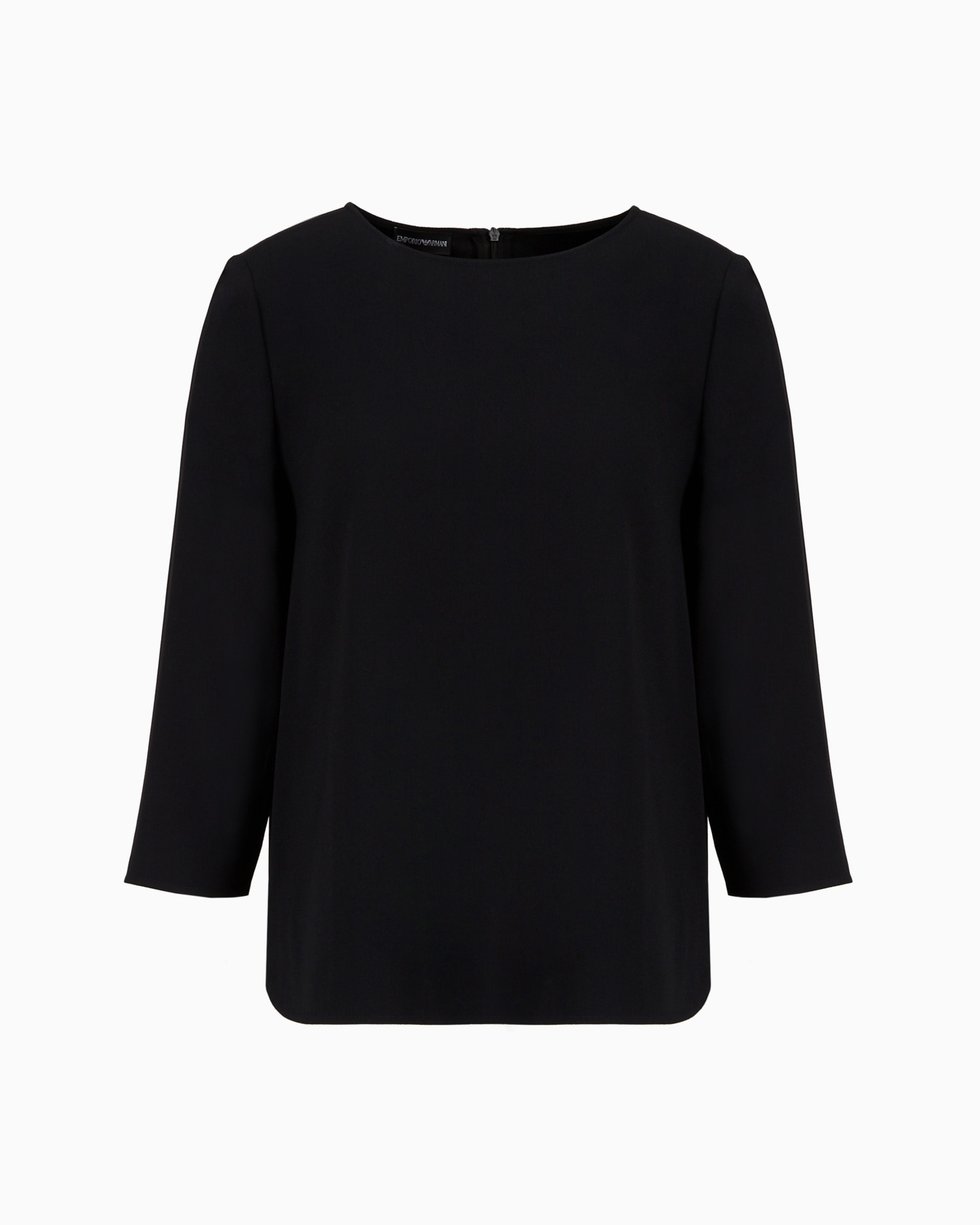 Blouse en envers satin à manches 3/4 Diapositive 0