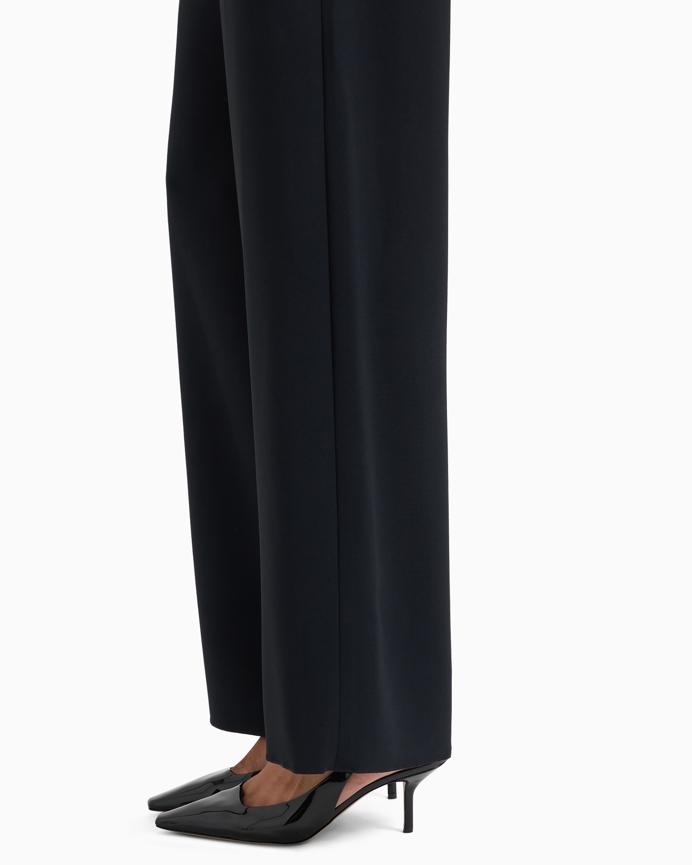 Cady crêpe palazzo trousers Slide 4