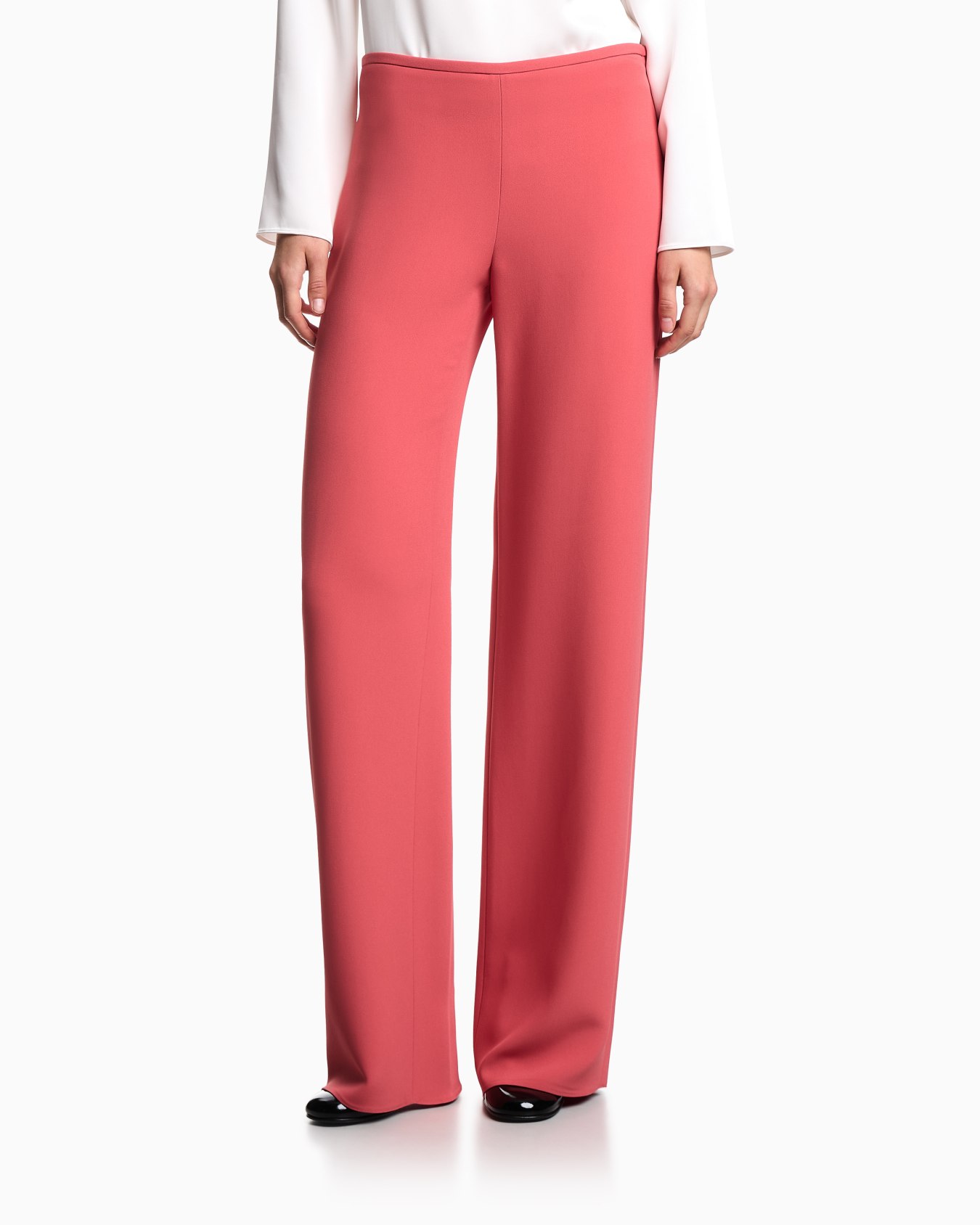 Cady crêpe palazzo trousers Slide 3
