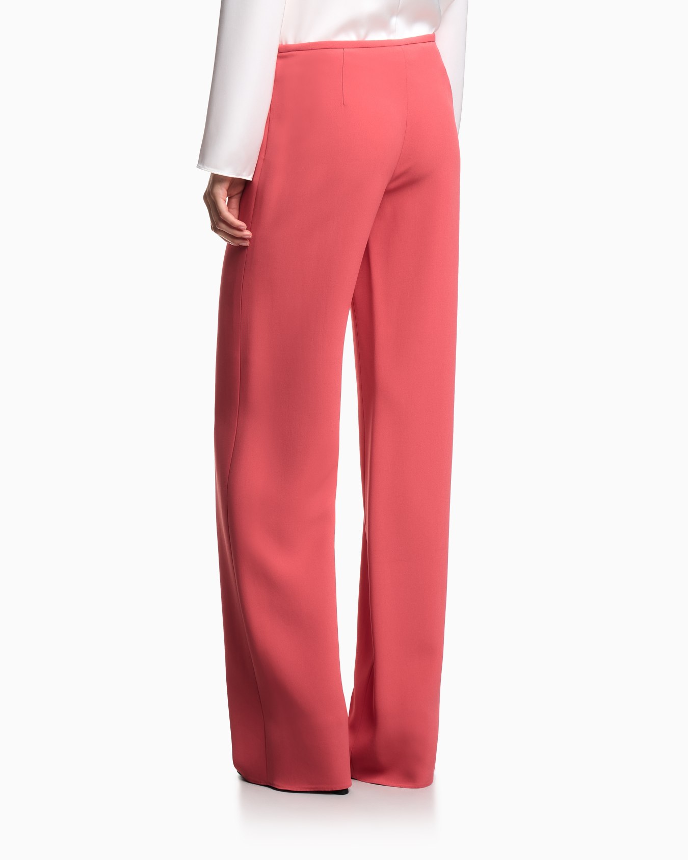 Cady crêpe palazzo trousers Slide 2