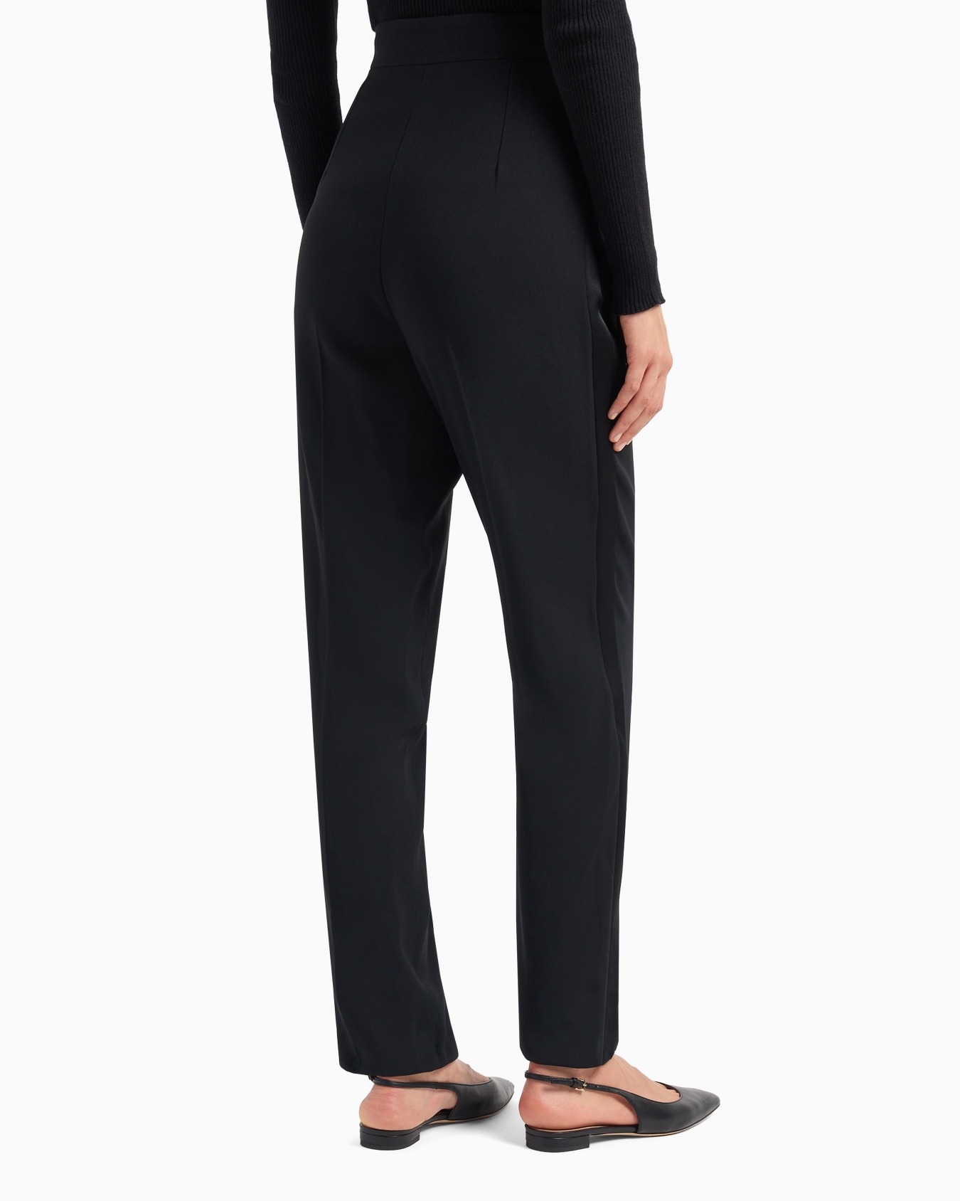 Pantalones con pinzas de envers satén Diapositiva 2