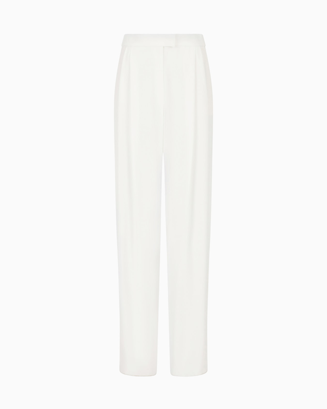 Envers-satin palazzo trousers with darts Slide 0