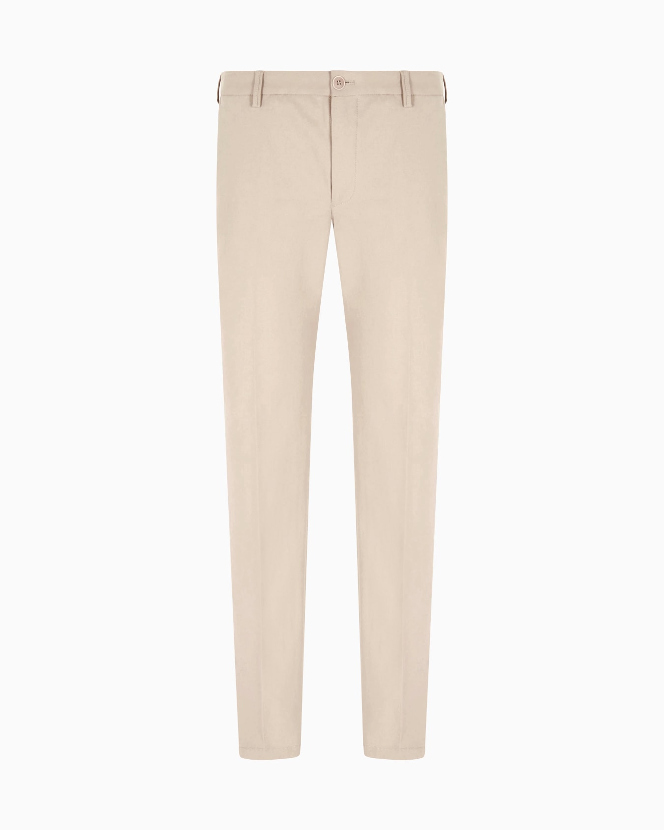 Stretch cashmere and cotton trousers Slide 0