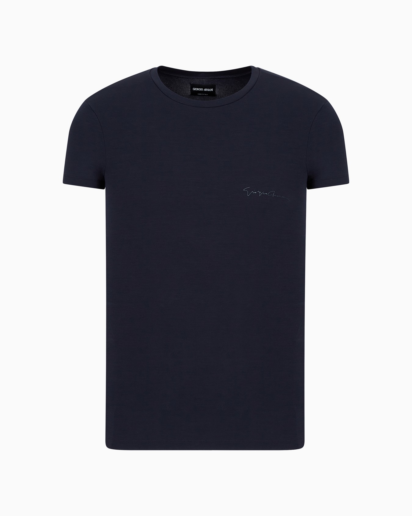 Short-sleeved loungewear jumper in stretch modal Slide 0