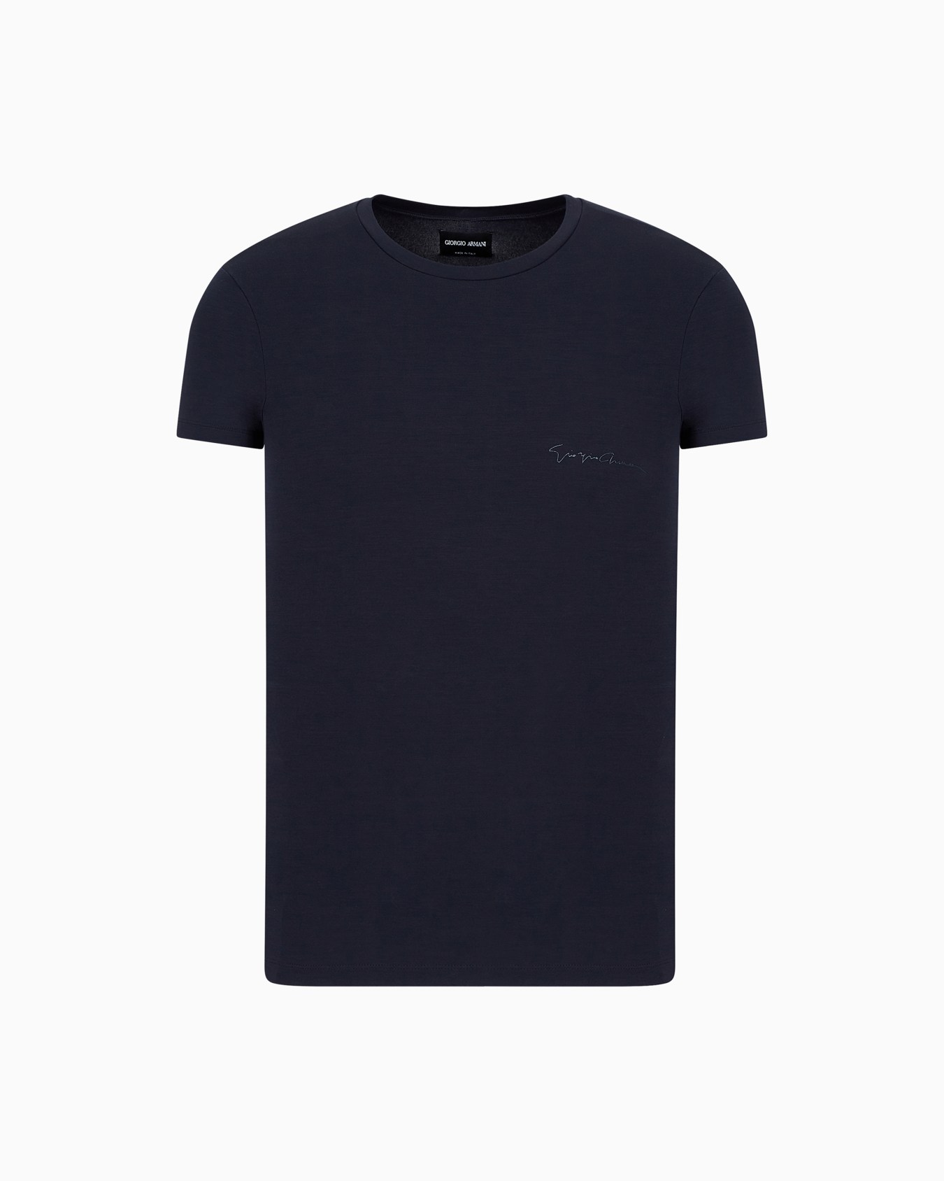 Short-sleeved loungewear jumper in stretch modal Slide 0