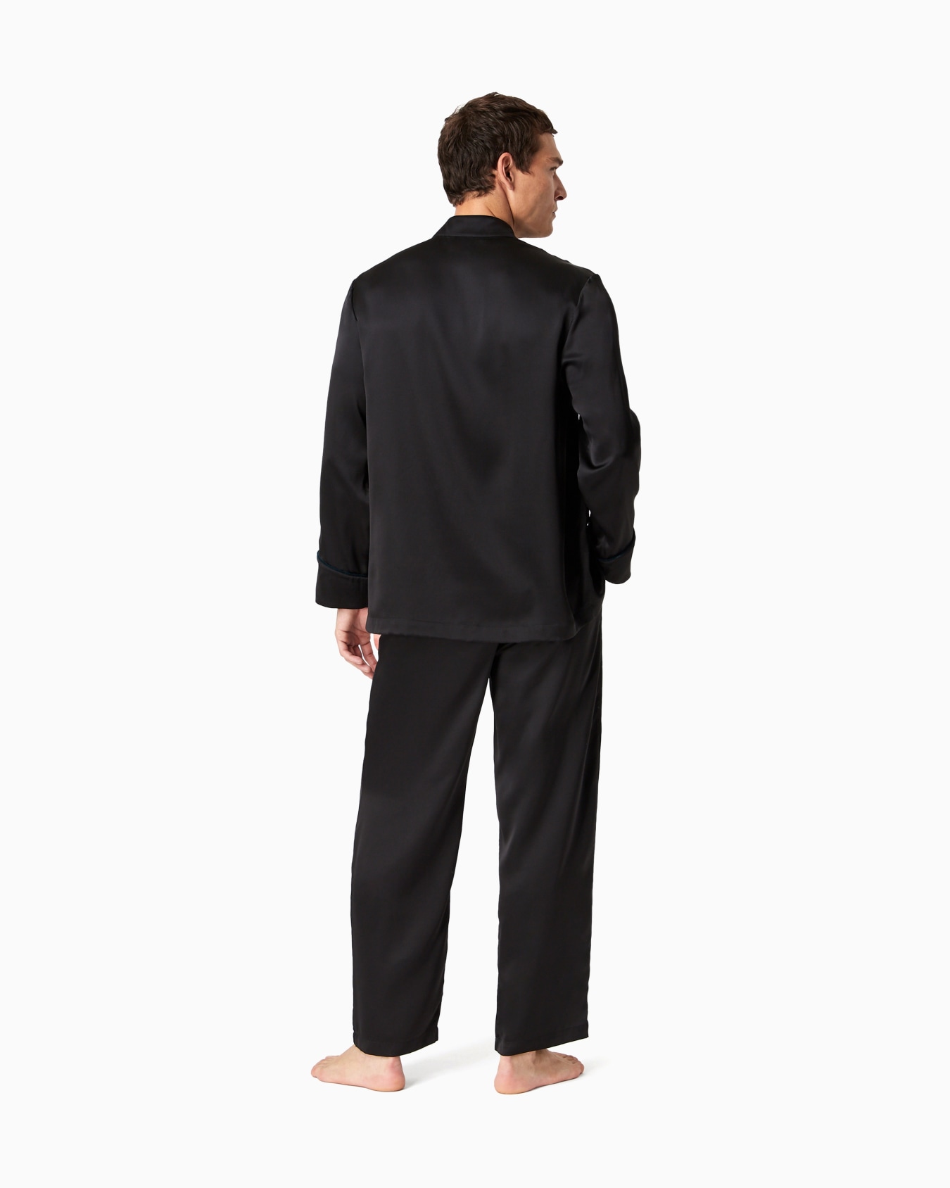 Silk monogrammed pyjamas Slide 2