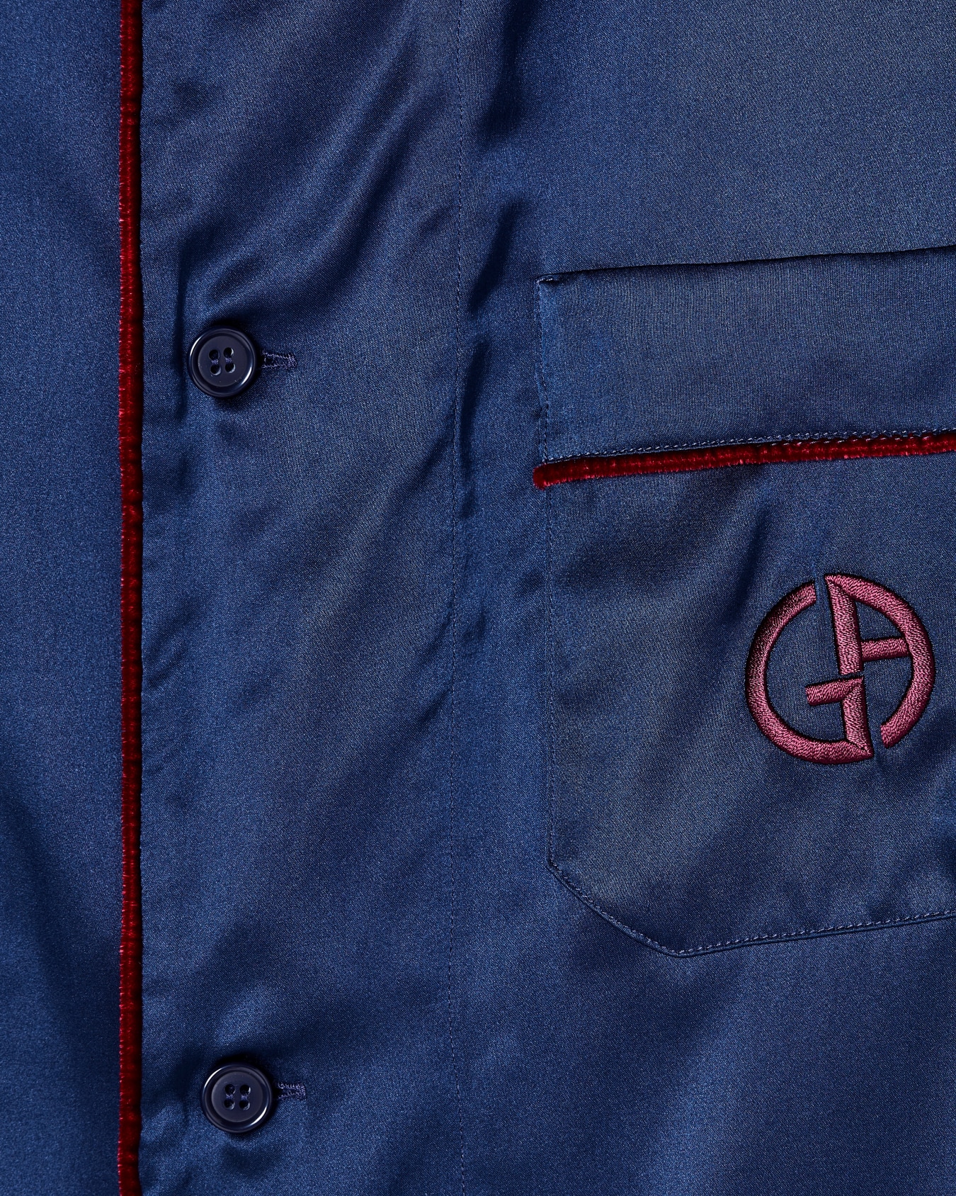 Silk monogrammed pyjamas Slide 3