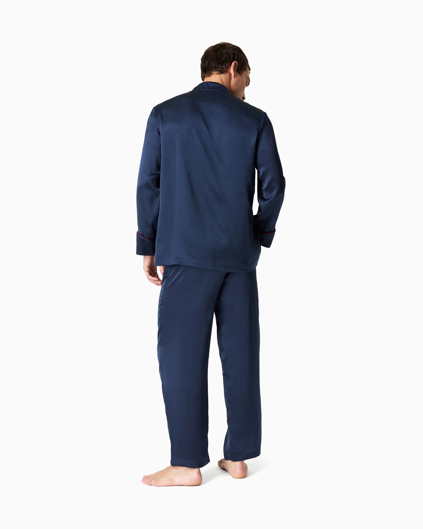 Silk monogrammed pyjamas Slide 2