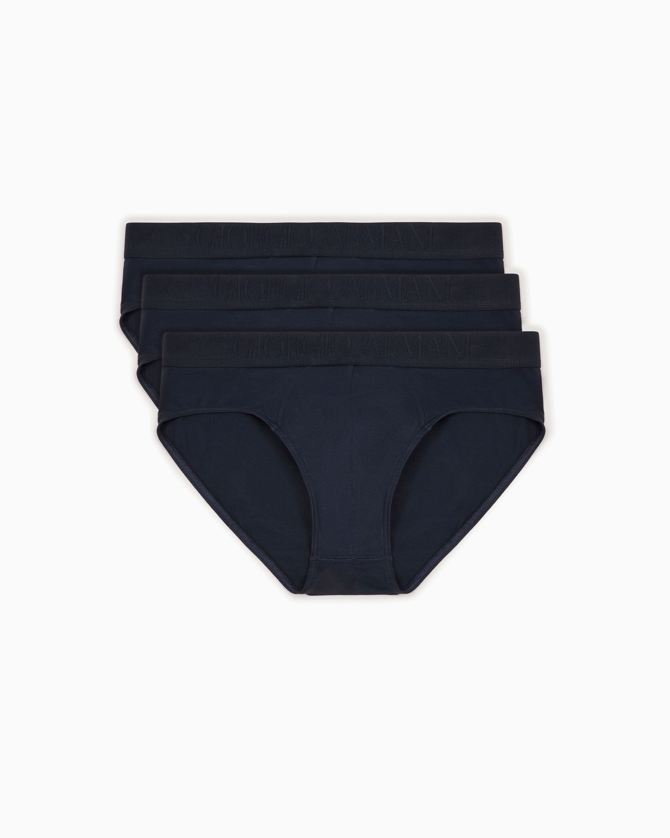 Pack of three stretch jersey briefs Slide 0