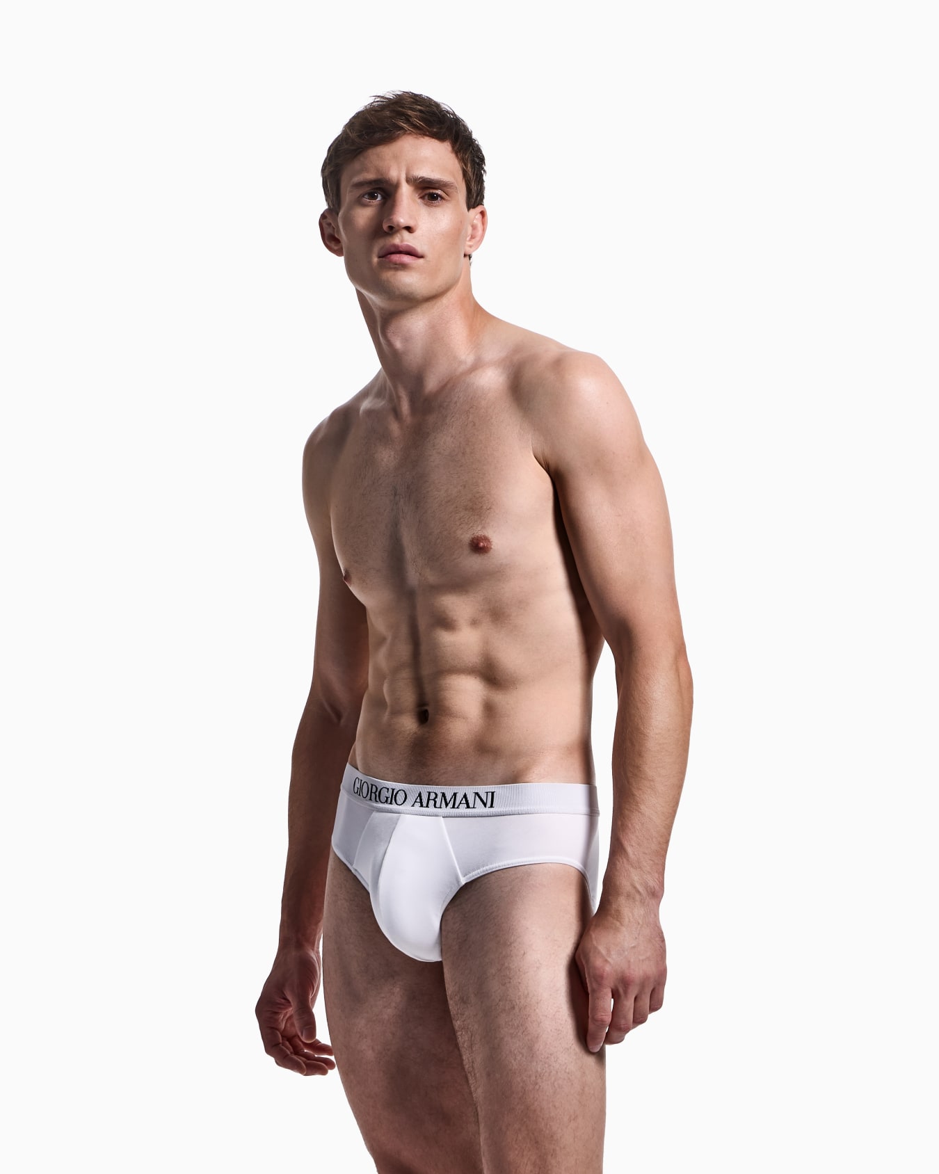 Two-pack of stretch cotton briefs Slide 1
