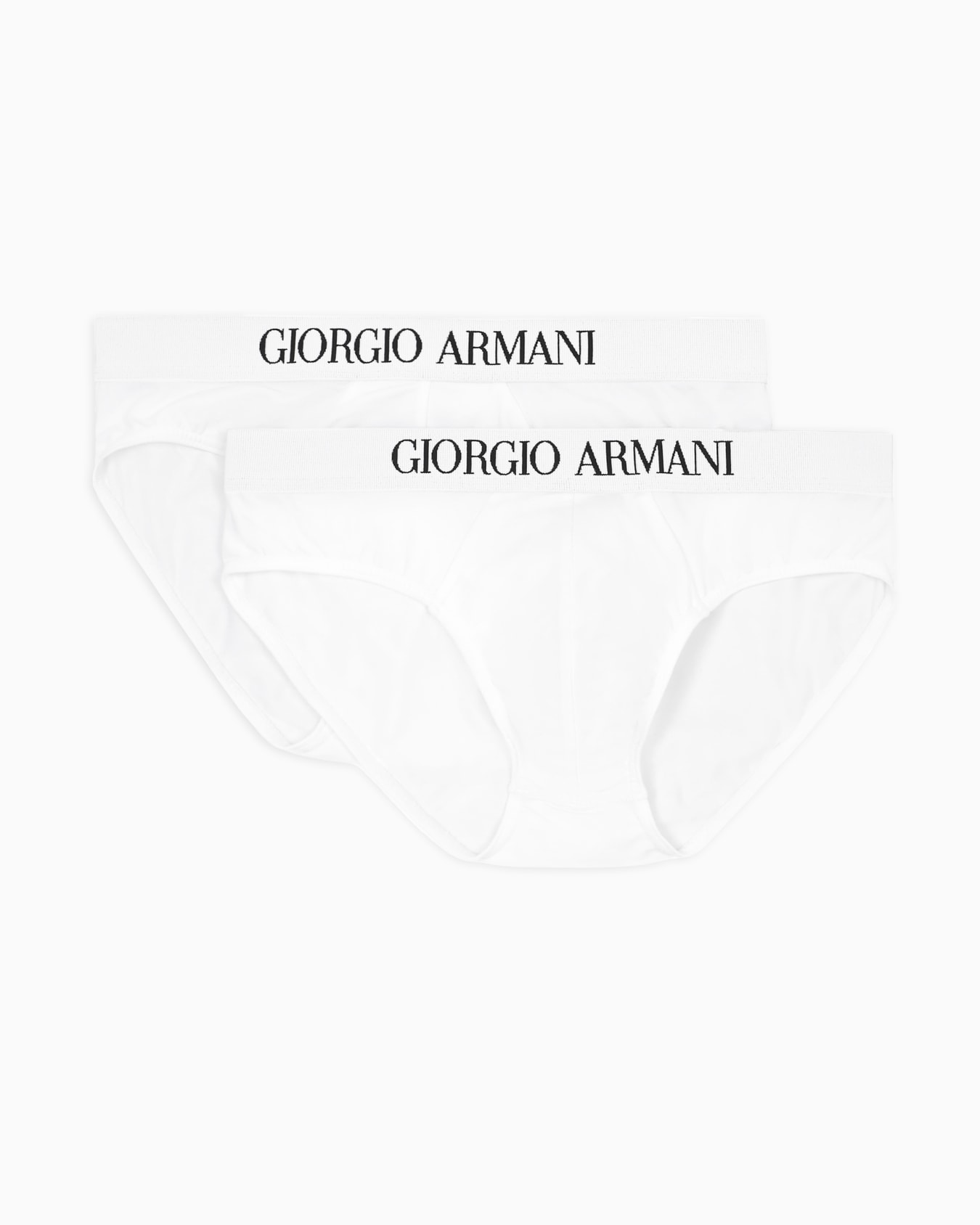 Two-pack of stretch cotton briefs Slide 0