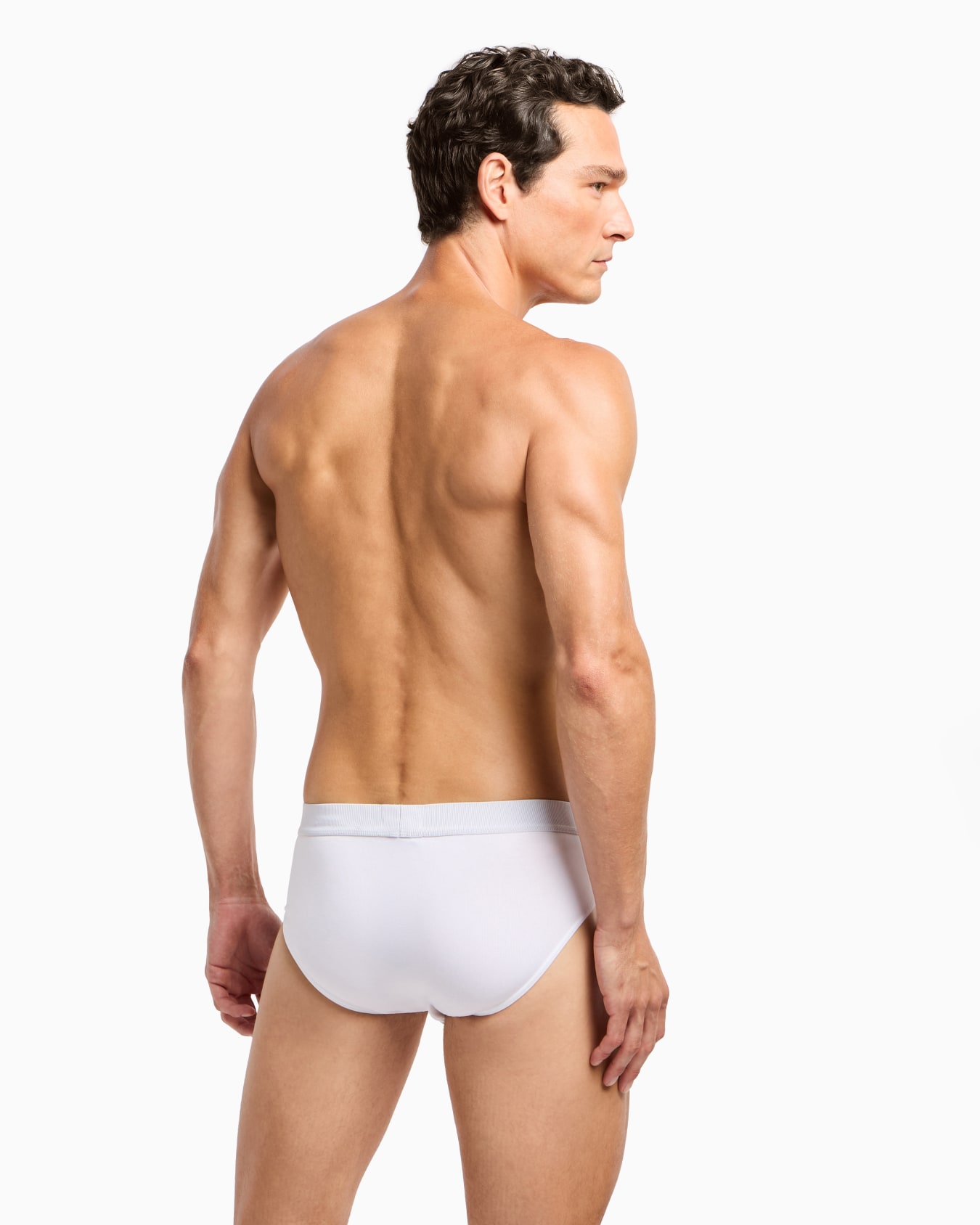 Two-pack of stretch cotton briefs Slide 2