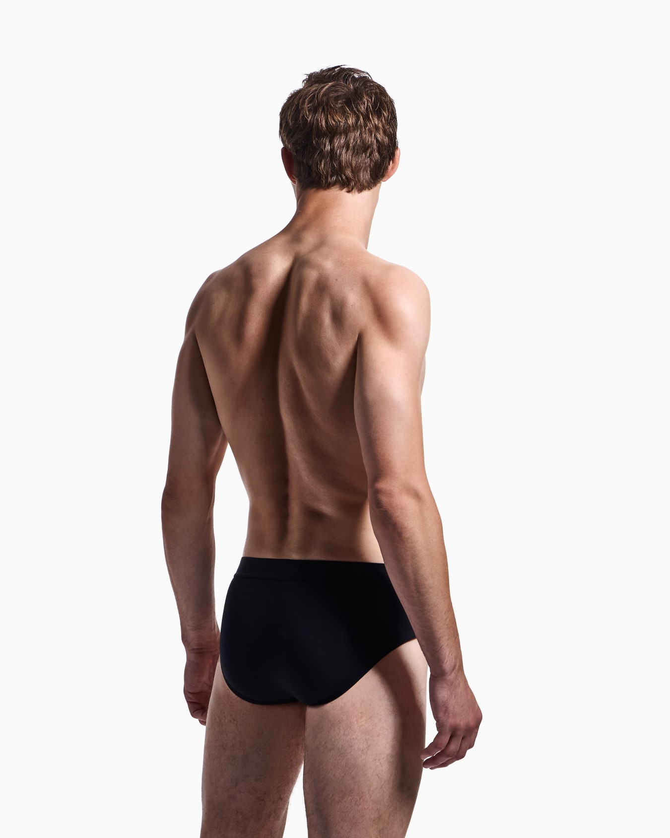 Stretch jersey briefs with logo band Slide 2