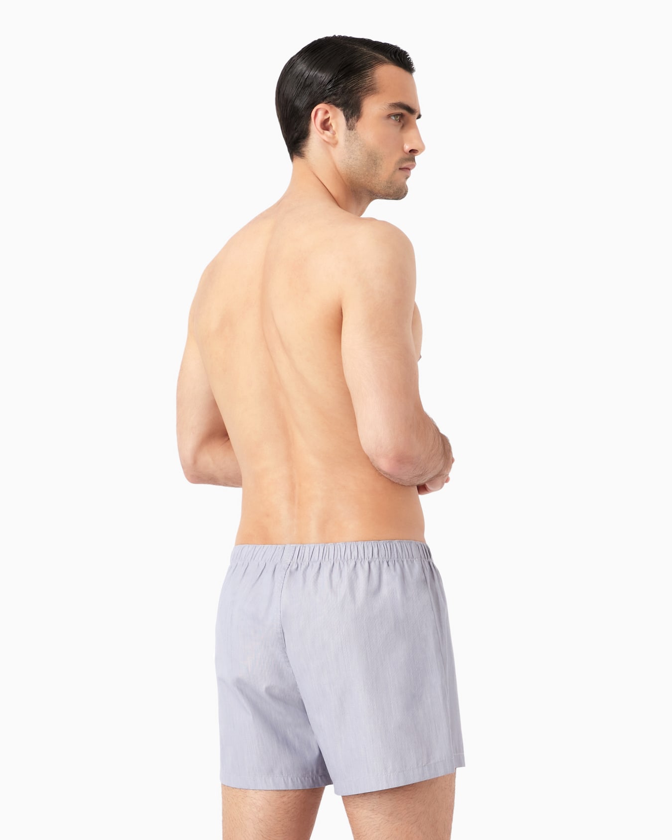 Cotton boxers with embroidered logo Slide 2
