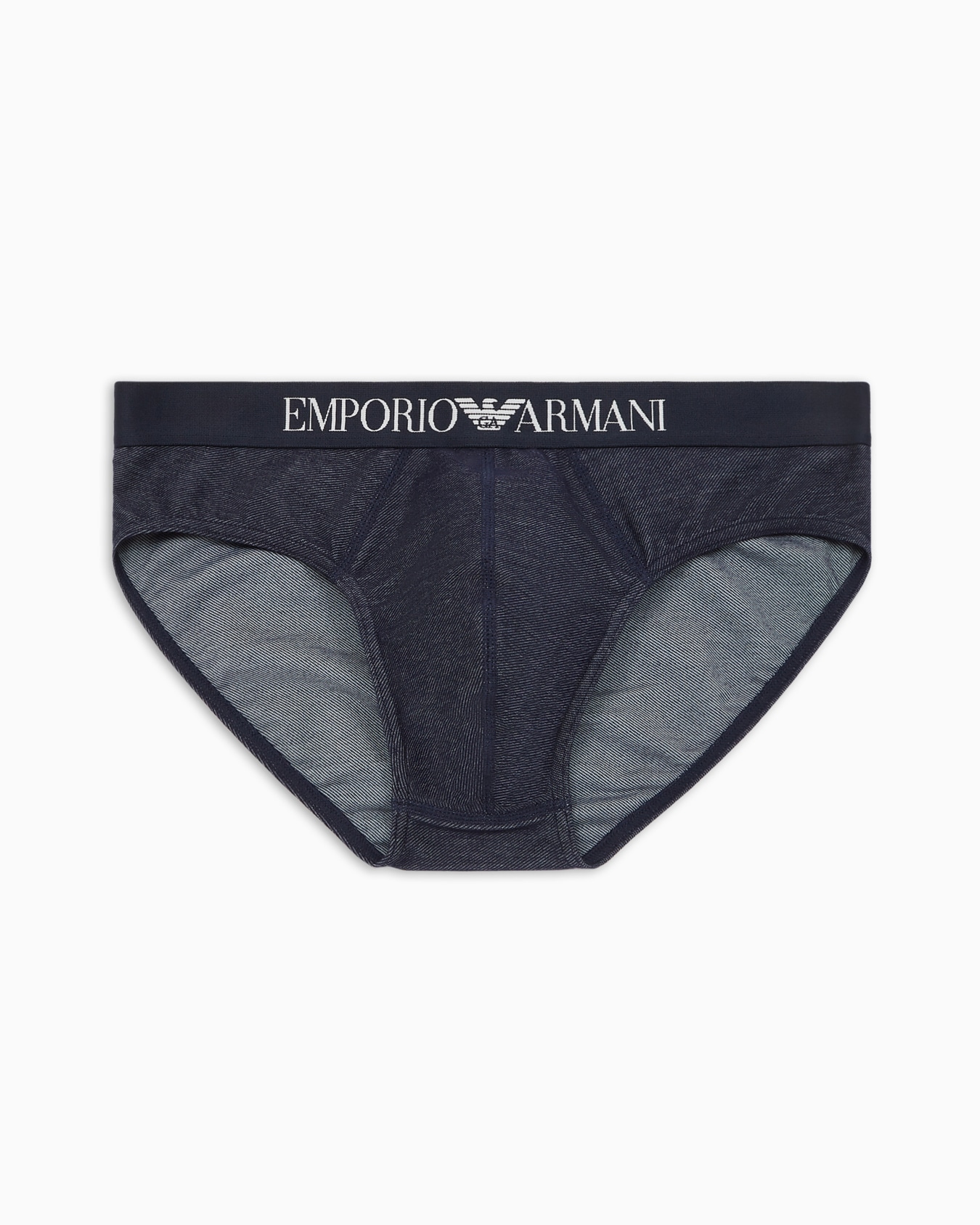 Indigo jacquard briefs Slide 0