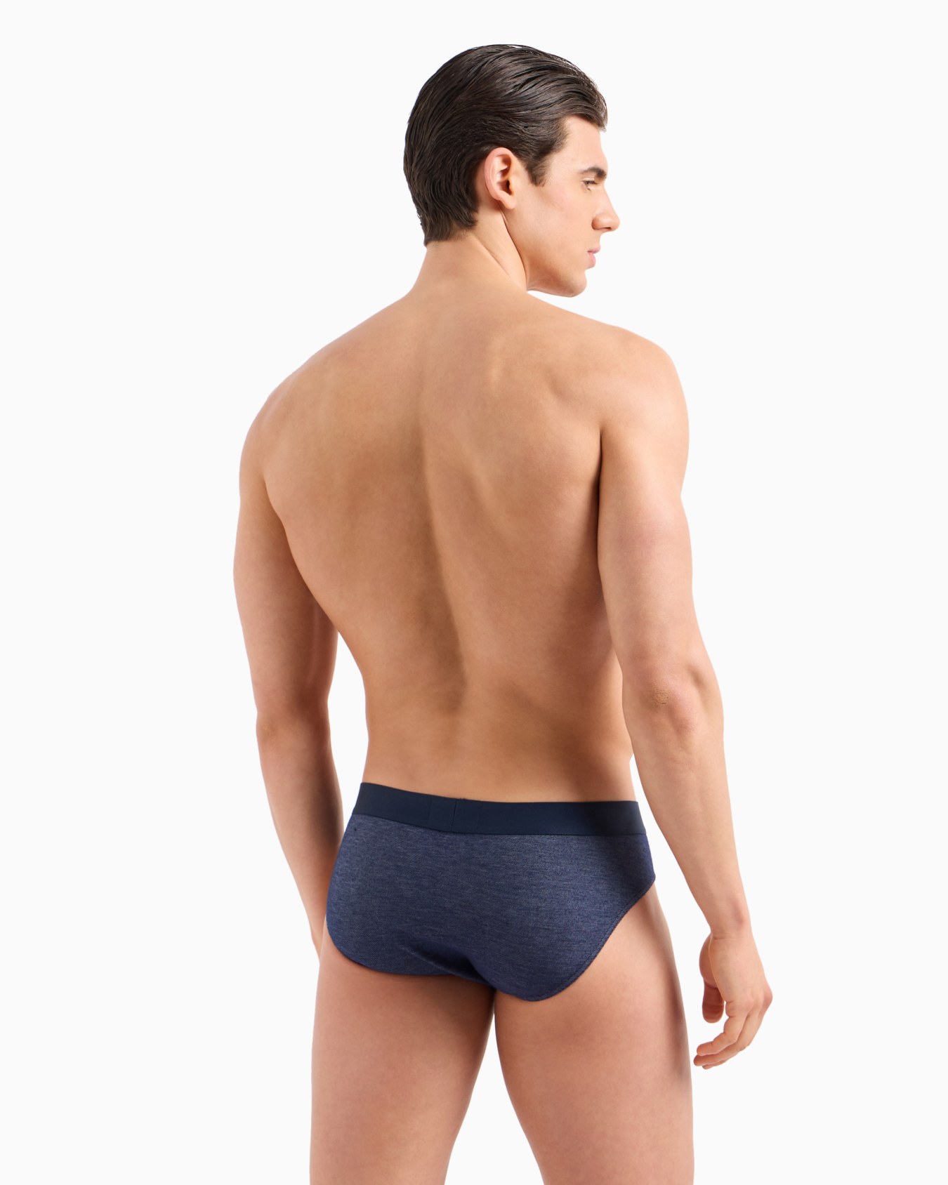 Indigo jacquard briefs Slide 2