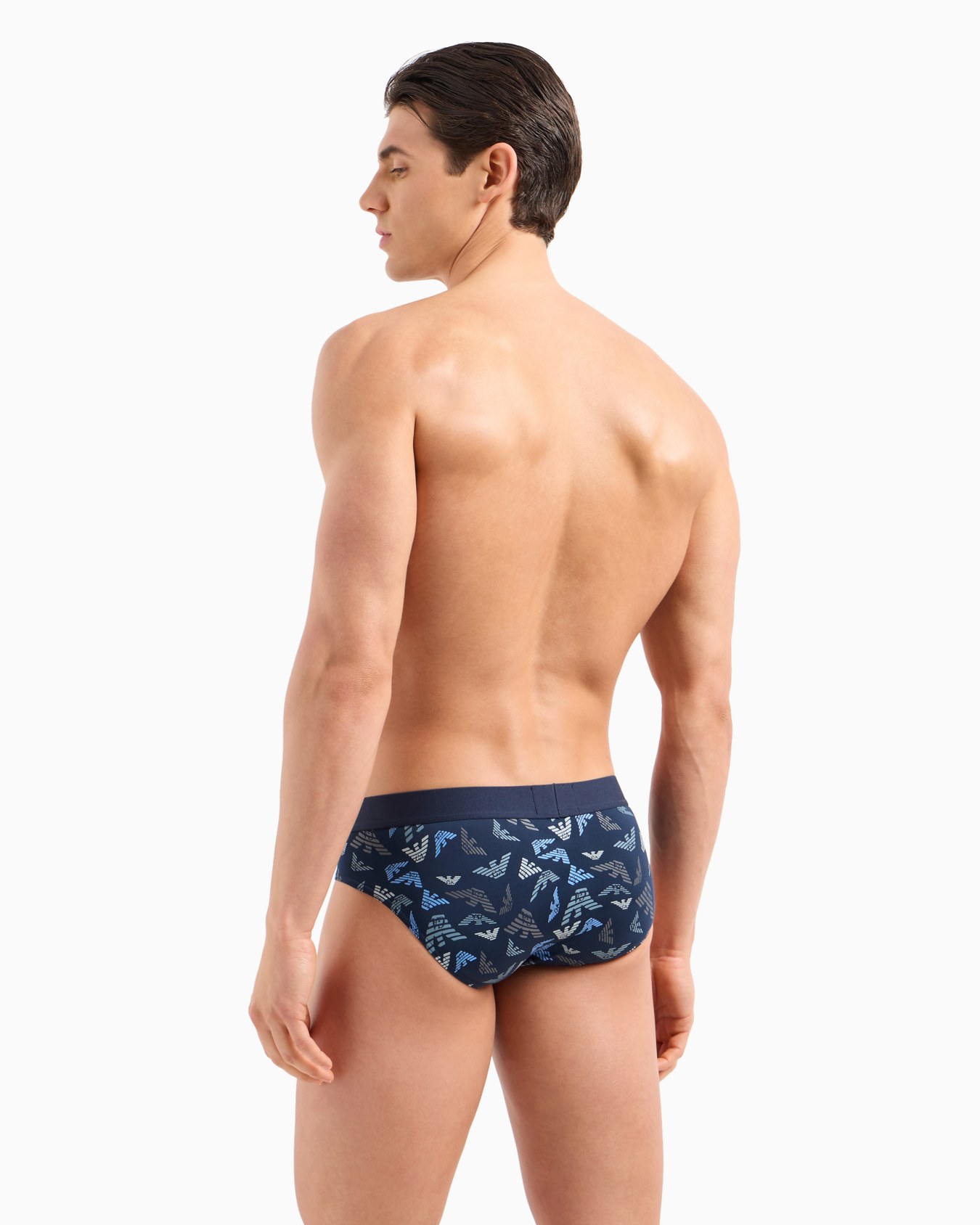 ASV all-over print recycled microfibre briefs Slide 2