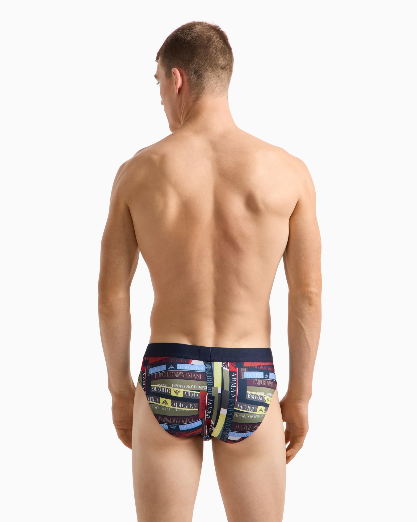 ASV all-over print recycled microfibre briefs Slide 2