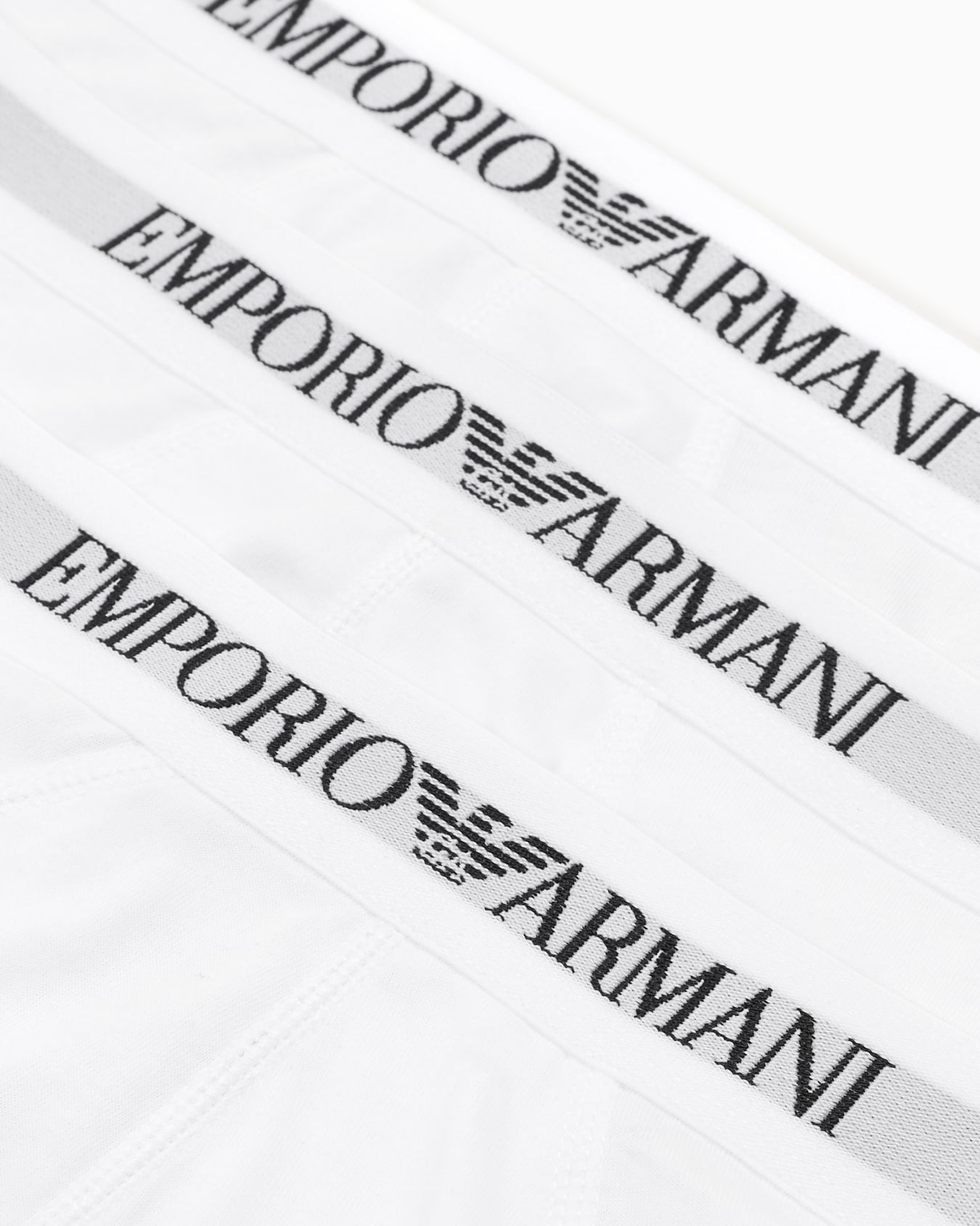 Three-pack of briefs with logo waistband Slide 3