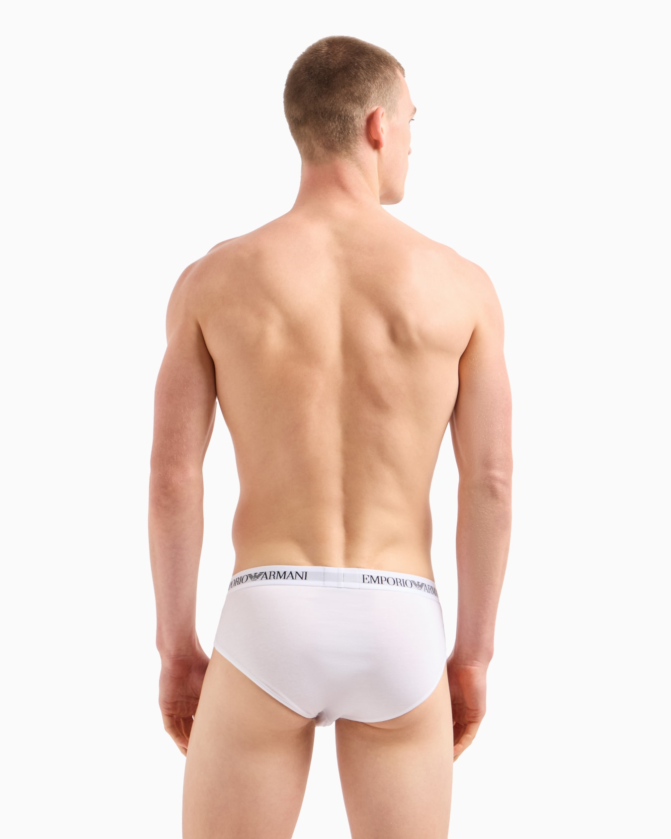 Three-pack of briefs with logo waistband Slide 2