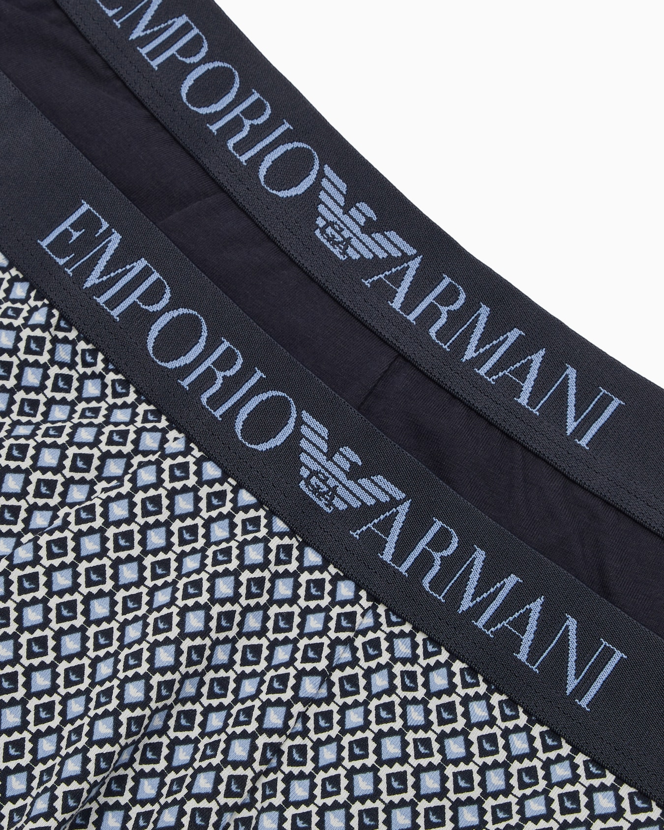 Two-pack of boxer briefs with a mixed pattern print Slide 3