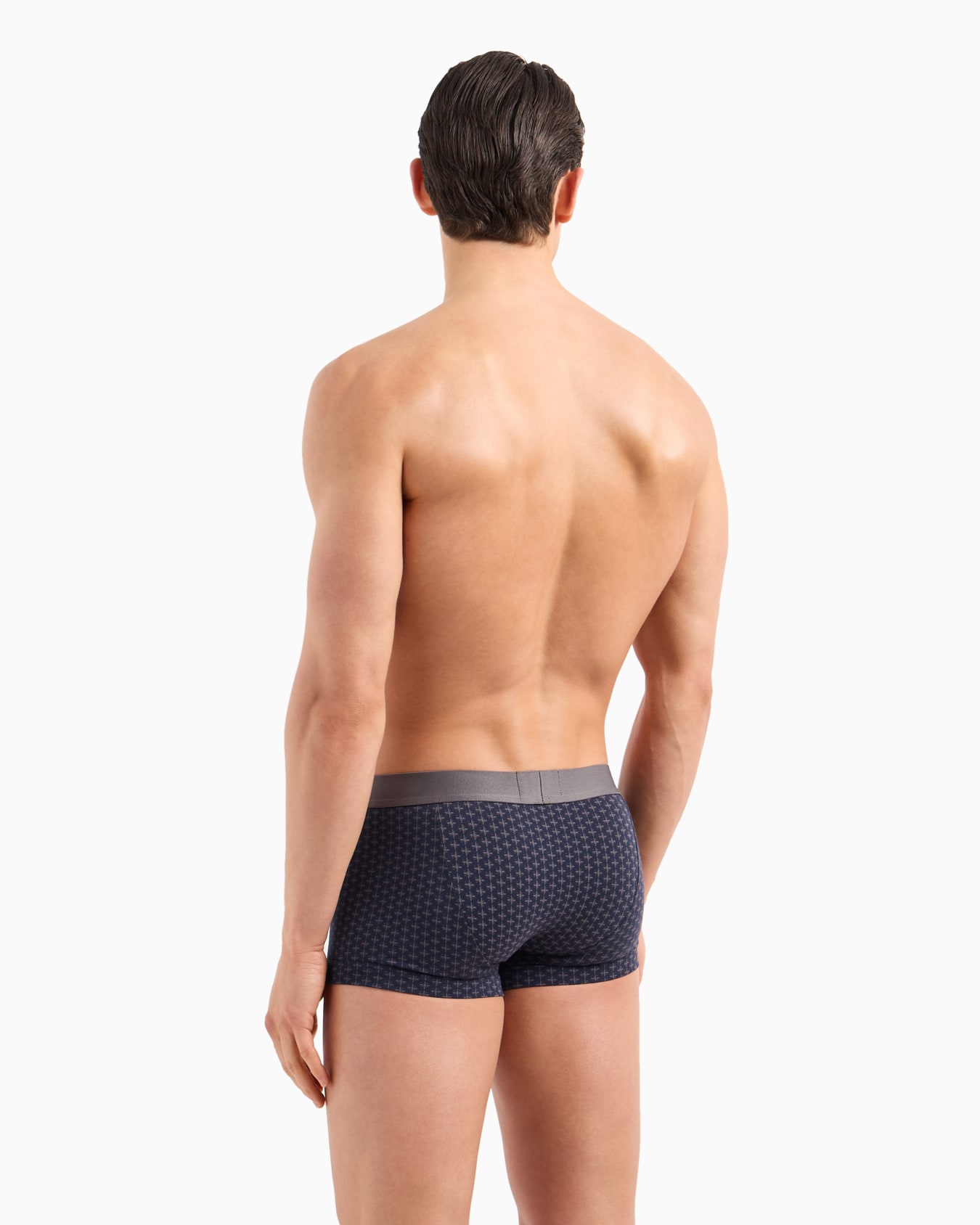 Lot de 2 boxers courts avec imprimé à différents motifs Diapositive 2