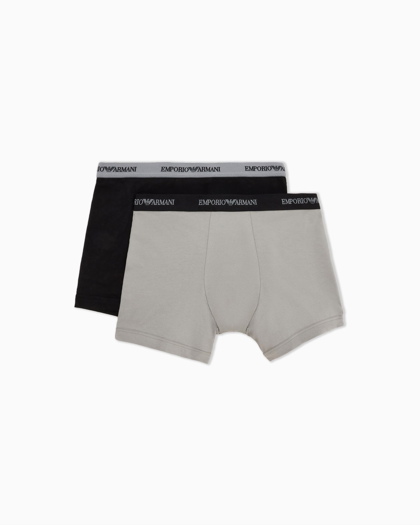 Two-pack of boxer briefs with core logo band Slide 0