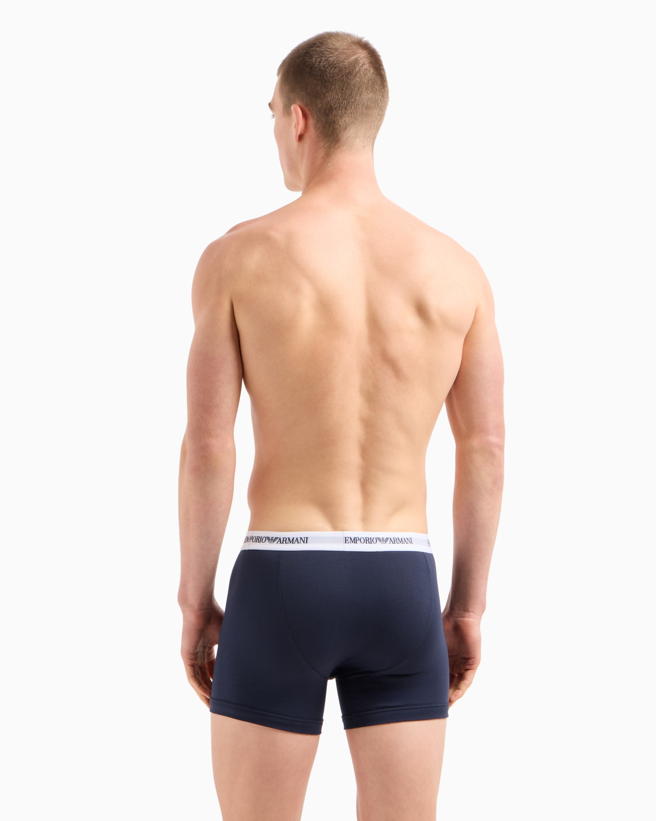 Two-pack of boxer briefs with core logo band Slide 2