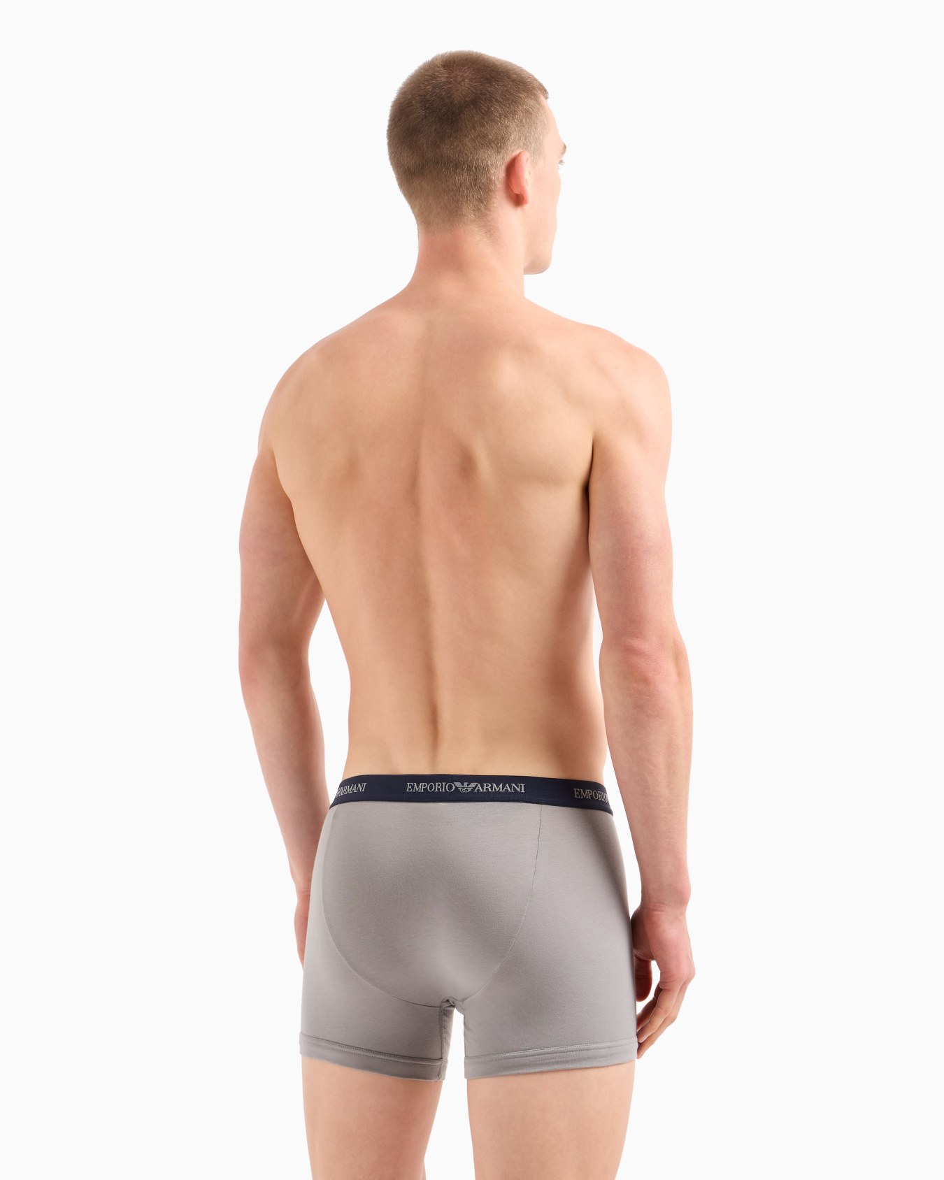Two-pack of boxer briefs with core logo band Slide 2