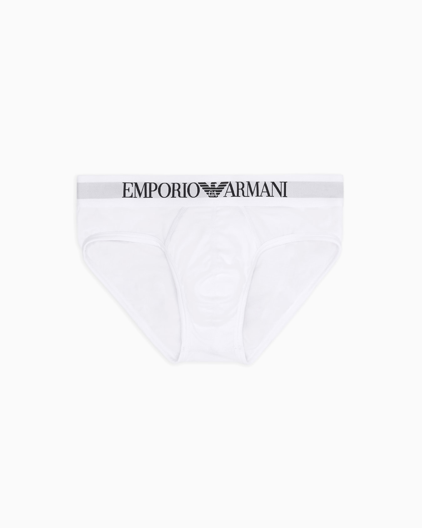 Calzoncillo slip básico con cintura con logotipo Diapositiva 0
