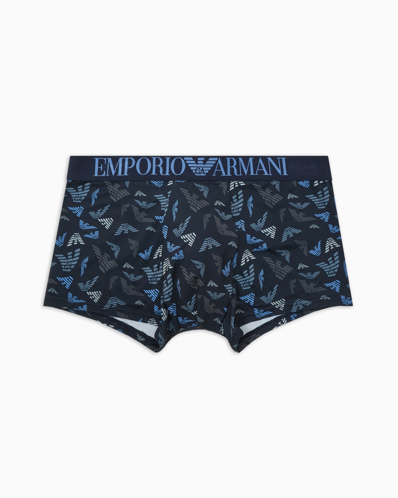 ASV Eng anliegende Boxershorts aus recycelter Mikrofaser mit Allover-Print Folie 0