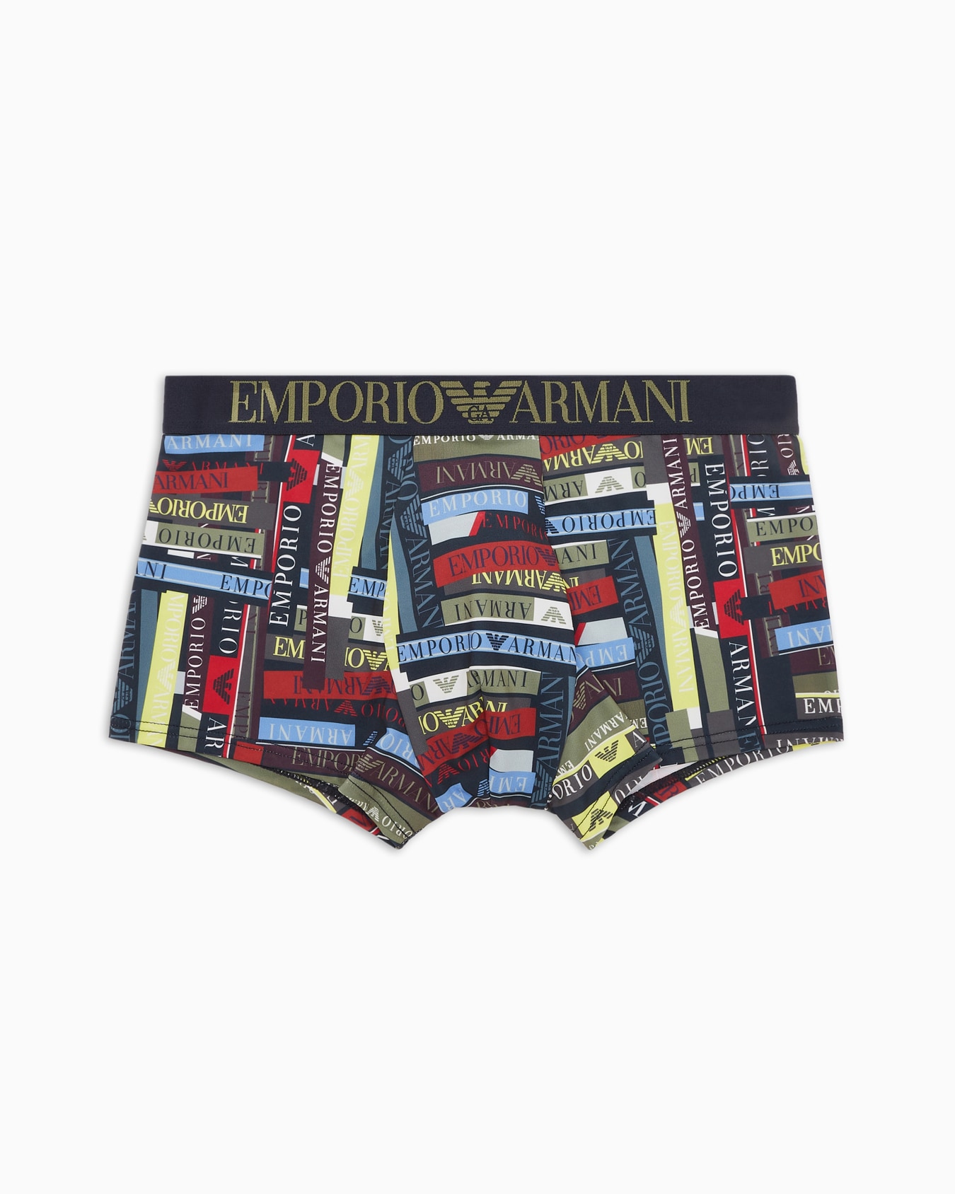 ASV Eng anliegende Boxershorts aus recycelter Mikrofaser mit Allover-Print Folie 0