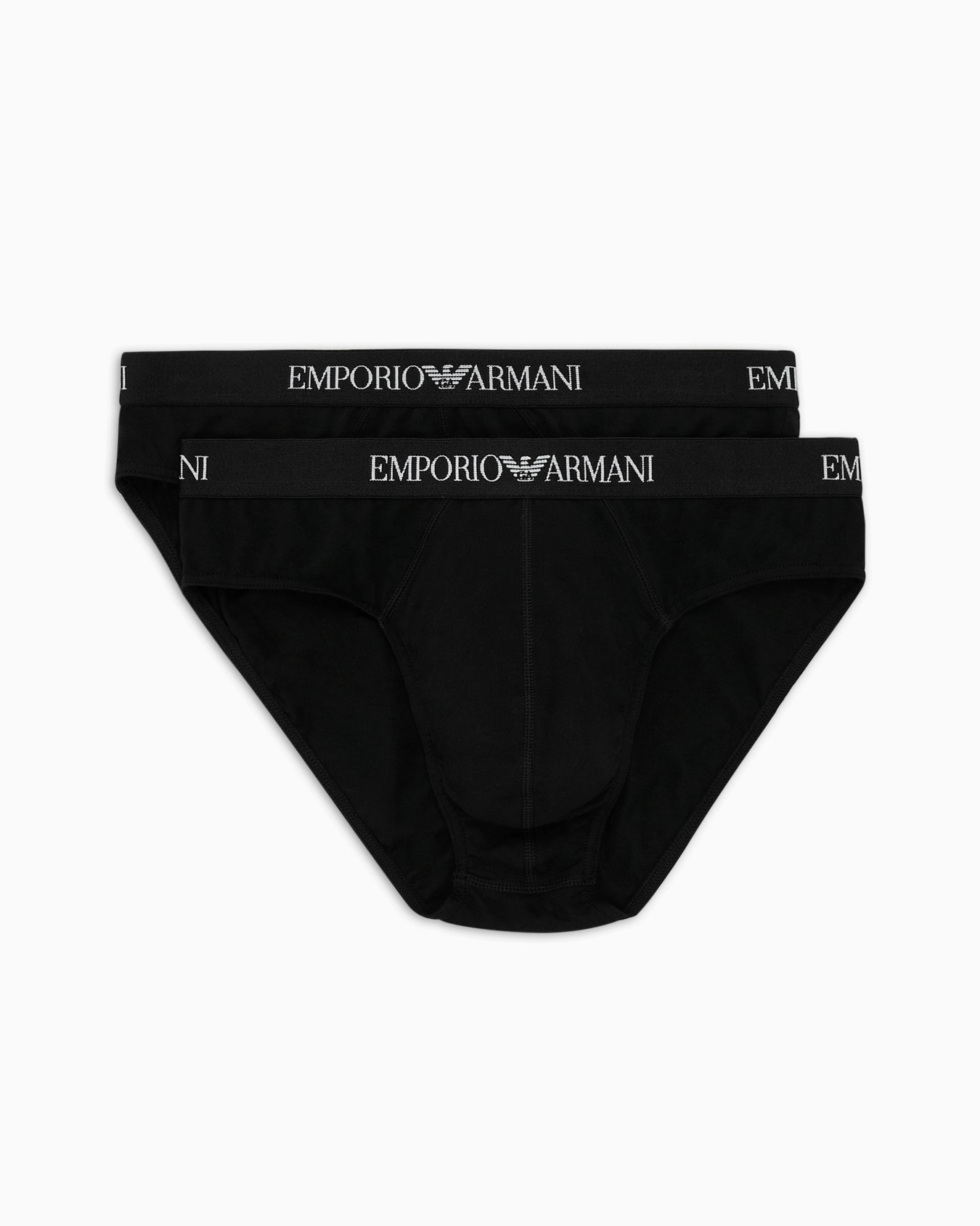 Two-pack of pure cotton basic briefs Slide 0