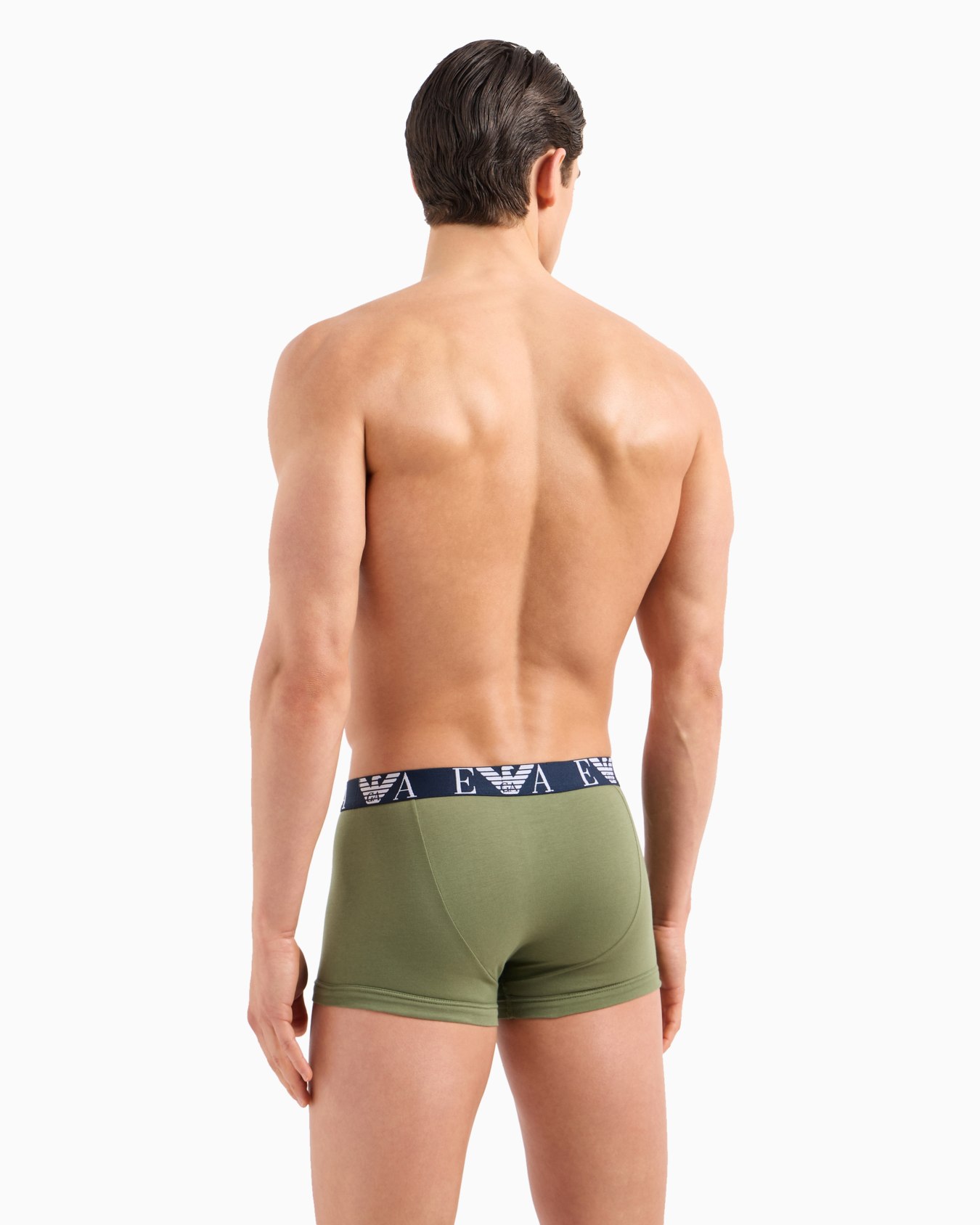Three-pack of boxer briefs with bold monogram logo Slide 2