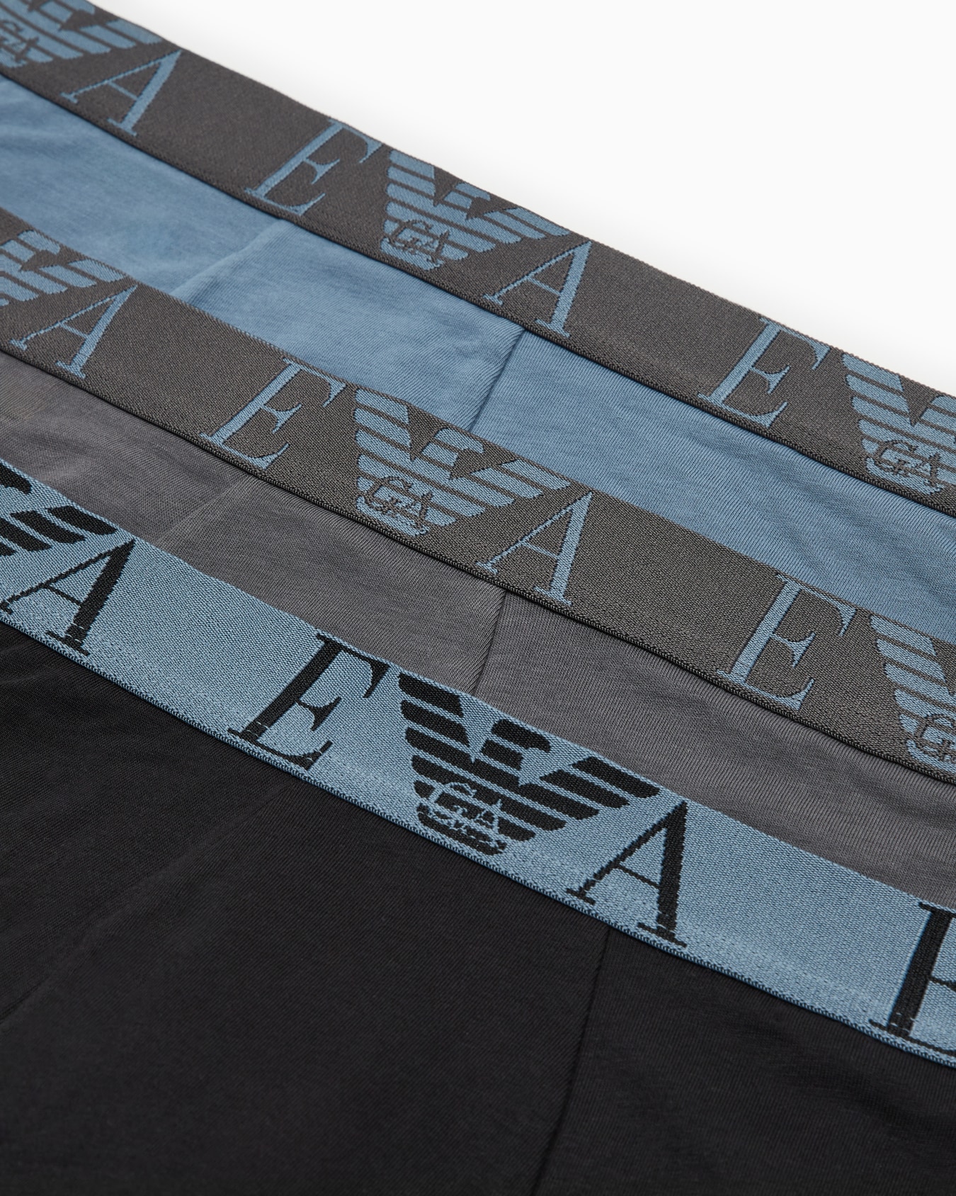 Three-pack of boxer briefs with bold monogram logo Slide 3