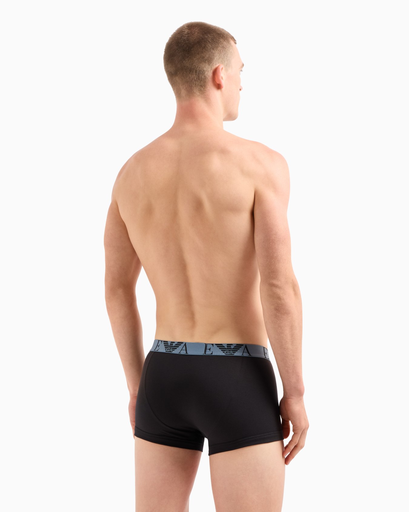 Three-pack of boxer briefs with bold monogram logo Slide 2