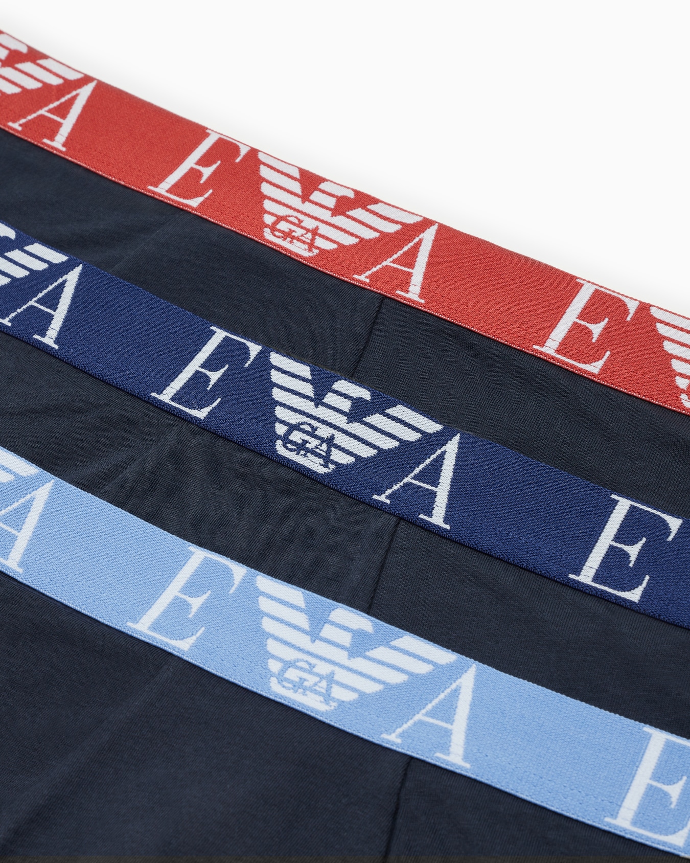 Three-pack of boxer briefs with bold monogram logo Slide 3