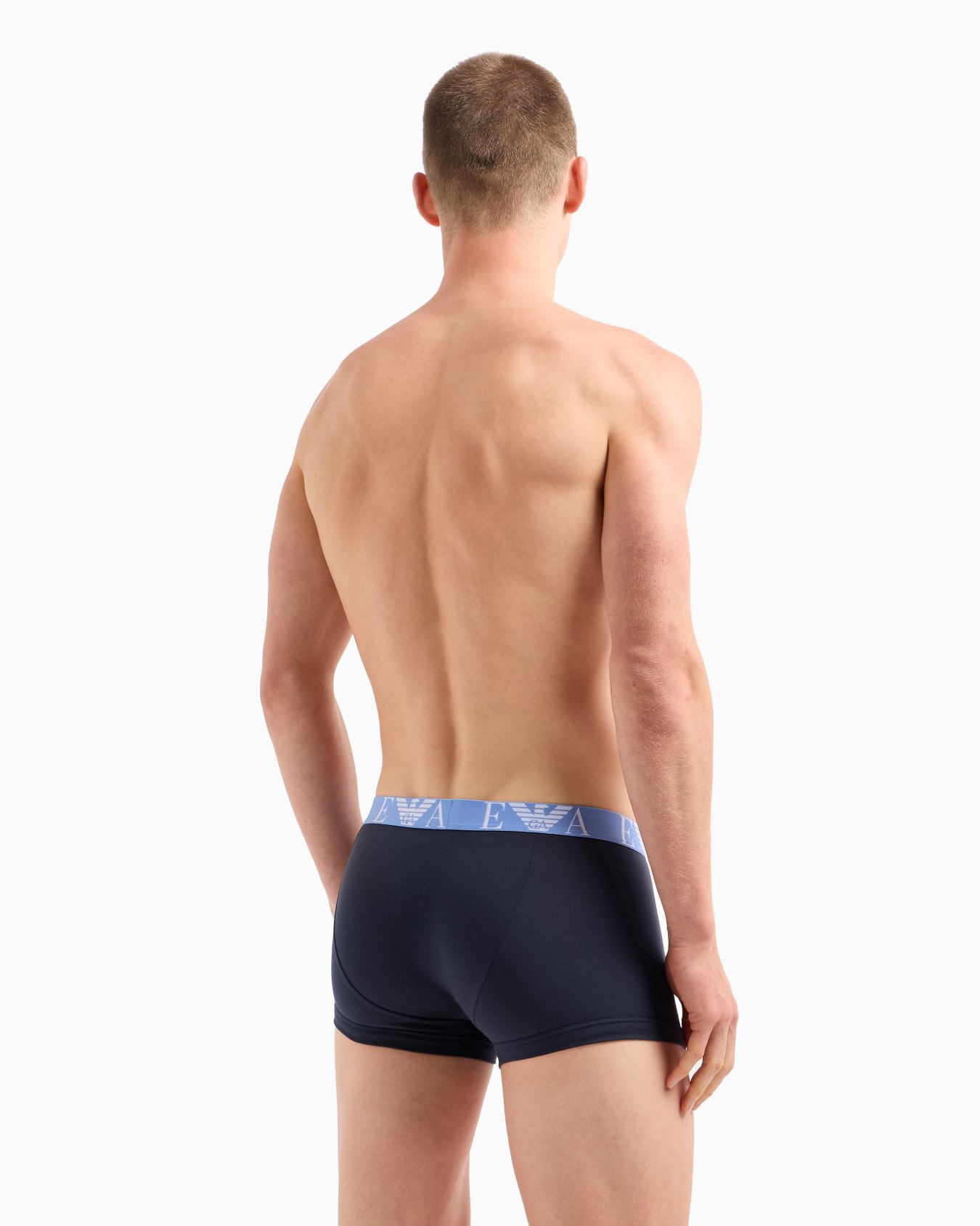 Three-pack of boxer briefs with bold monogram logo Slide 2